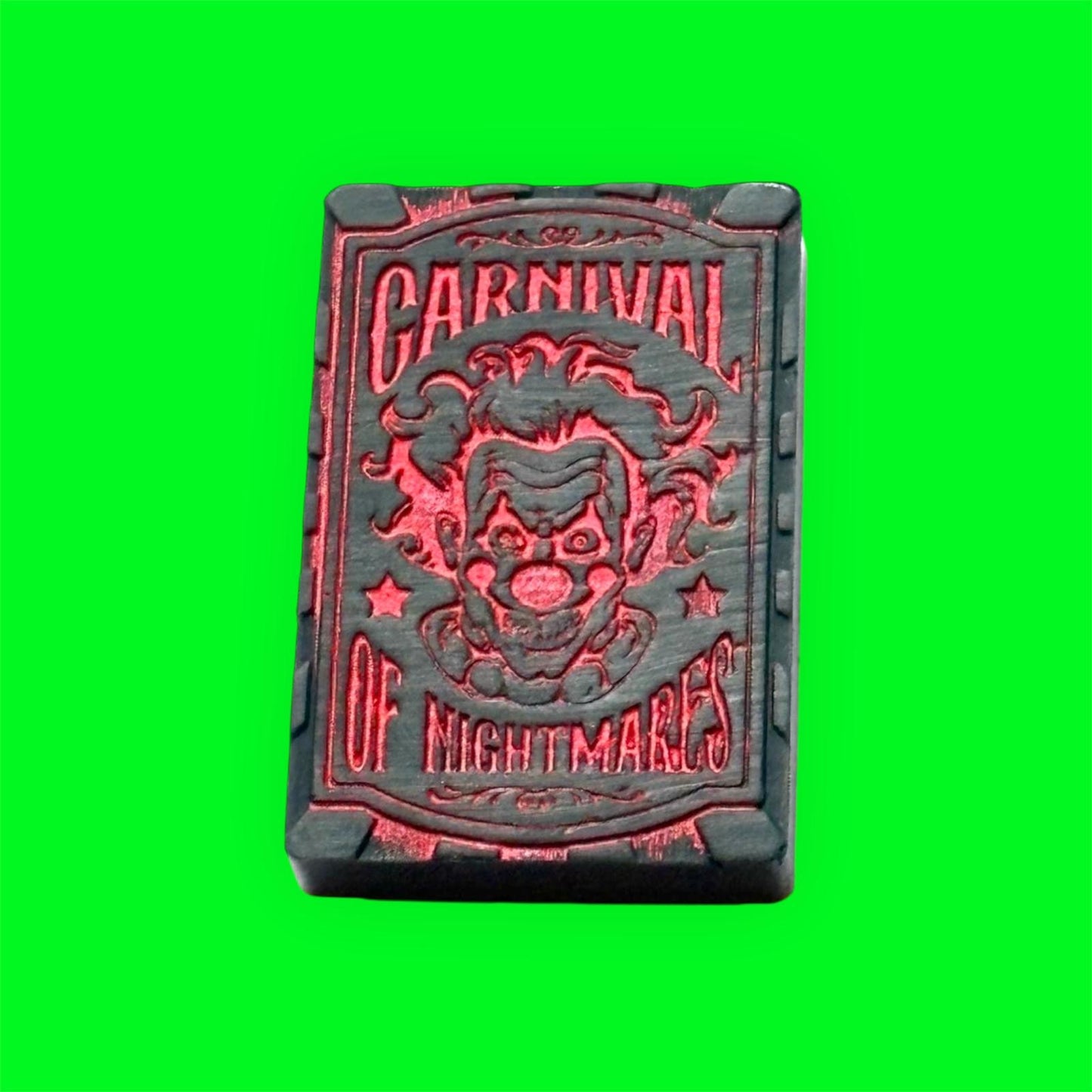 Carnival of Nightmares wax melt shape