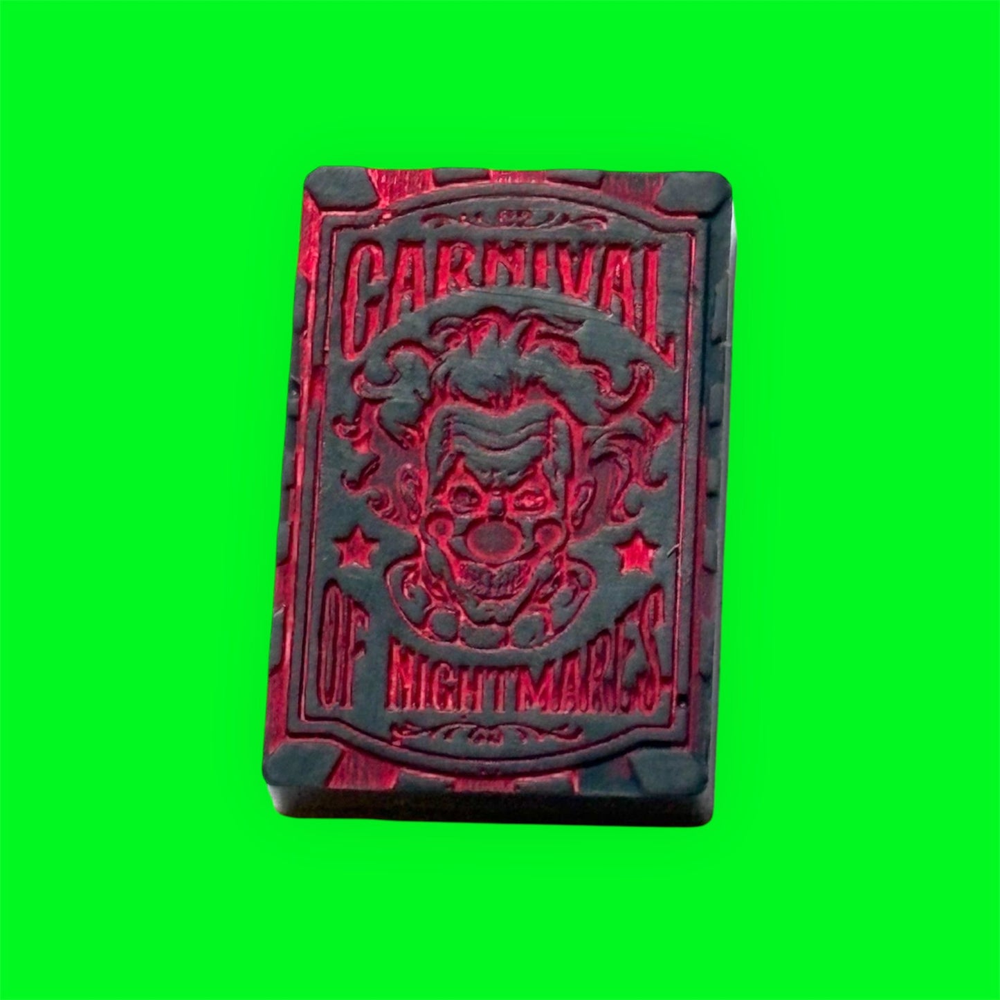 Carnival of Nightmares wax melt shape