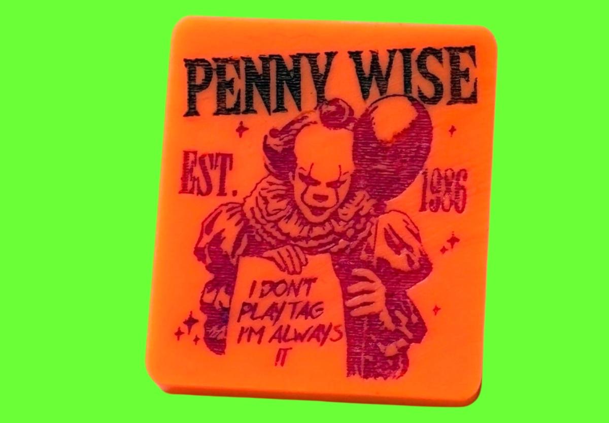 Pennywise wax melt shape