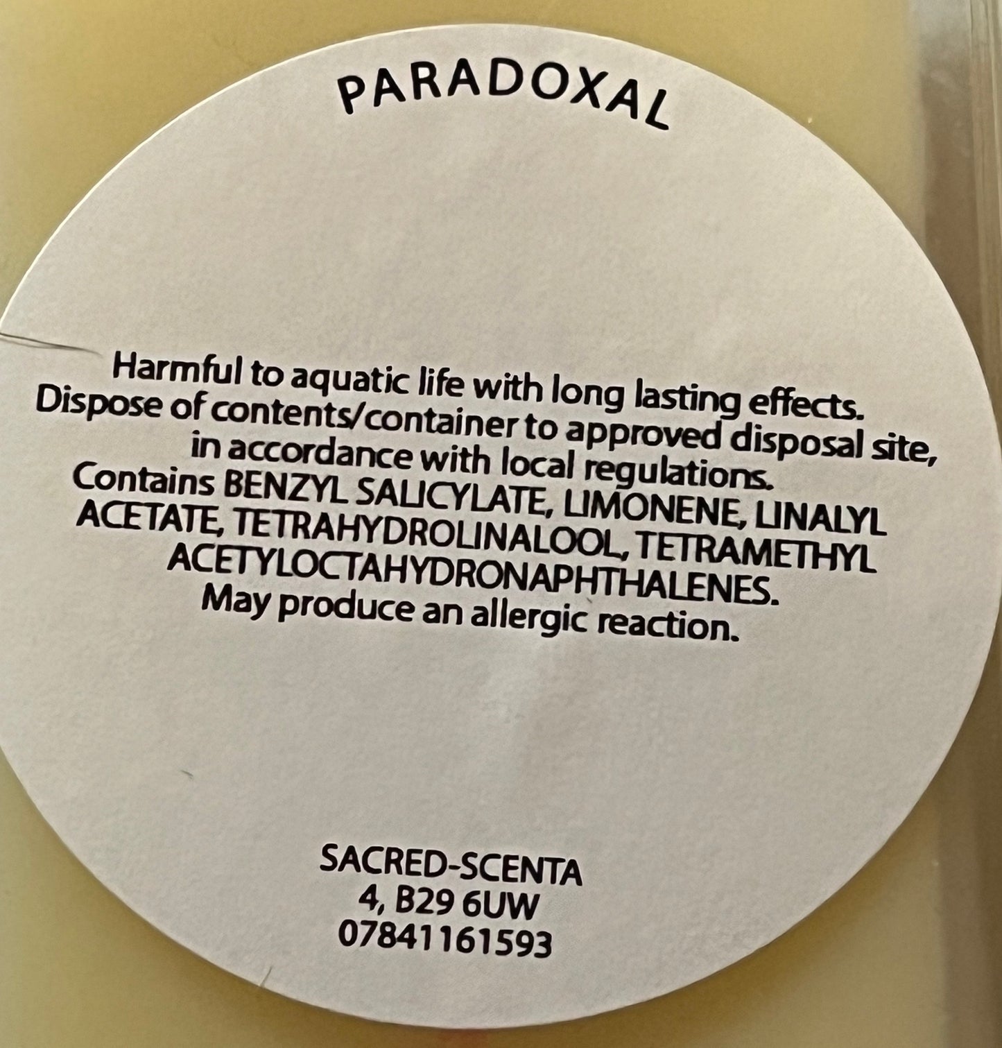Paradoxal Wax Melt Camshell