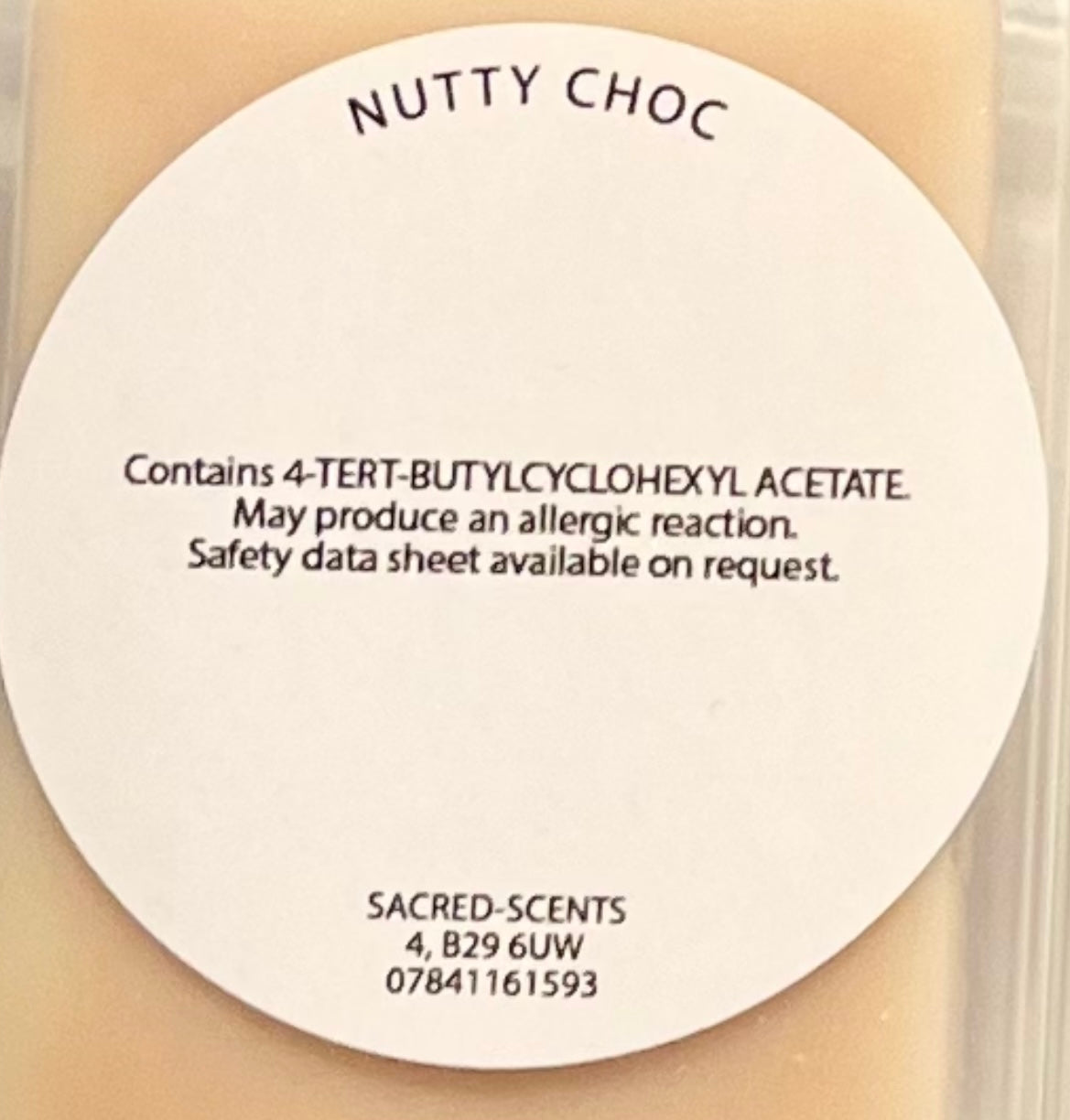 Nutty Choc Wax Melt Clamshell