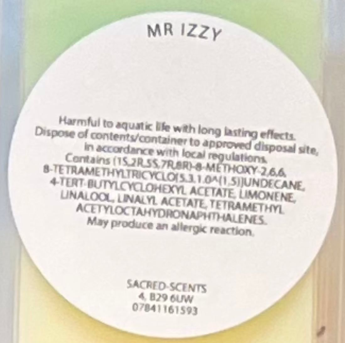 Mr Izzy Wax Melt Clamshell