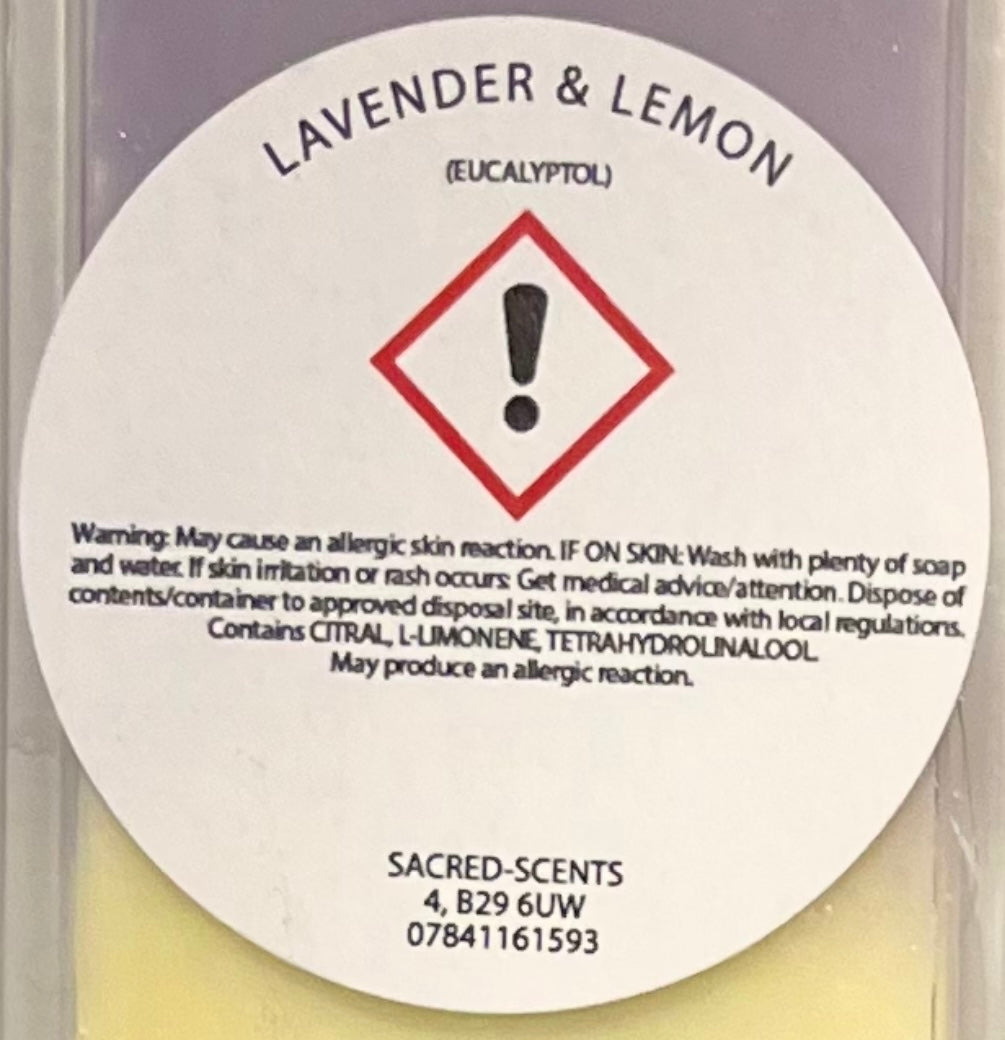 Lavender & Lemon Wax Melt Clamshell