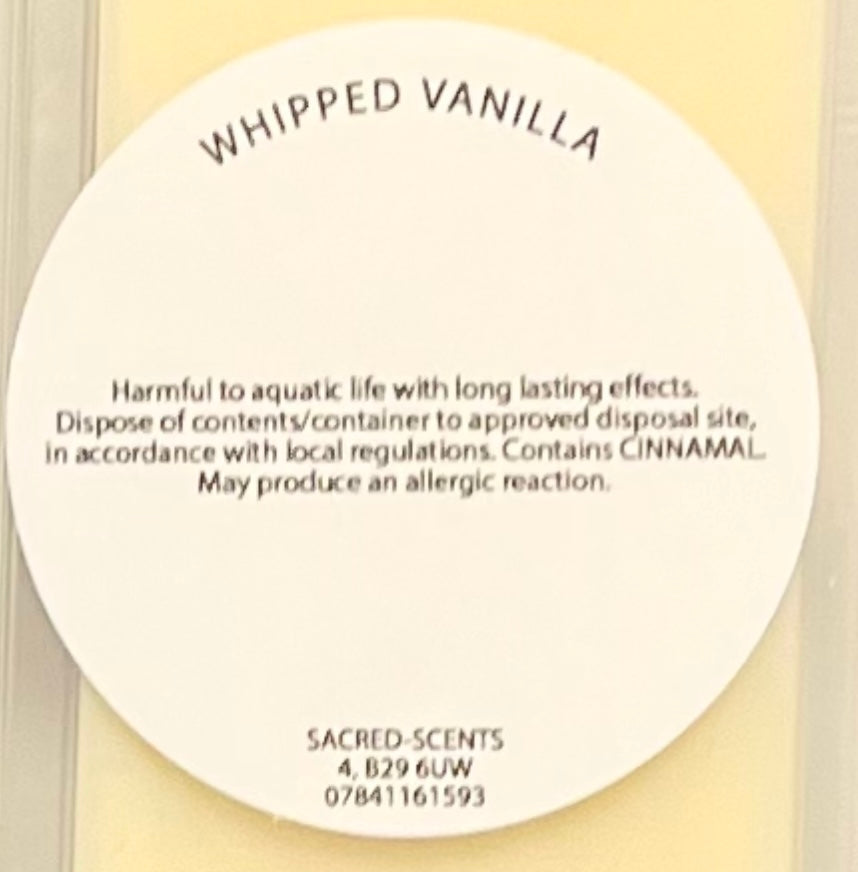 Whipped Vanilla Wax Melt Clamshell