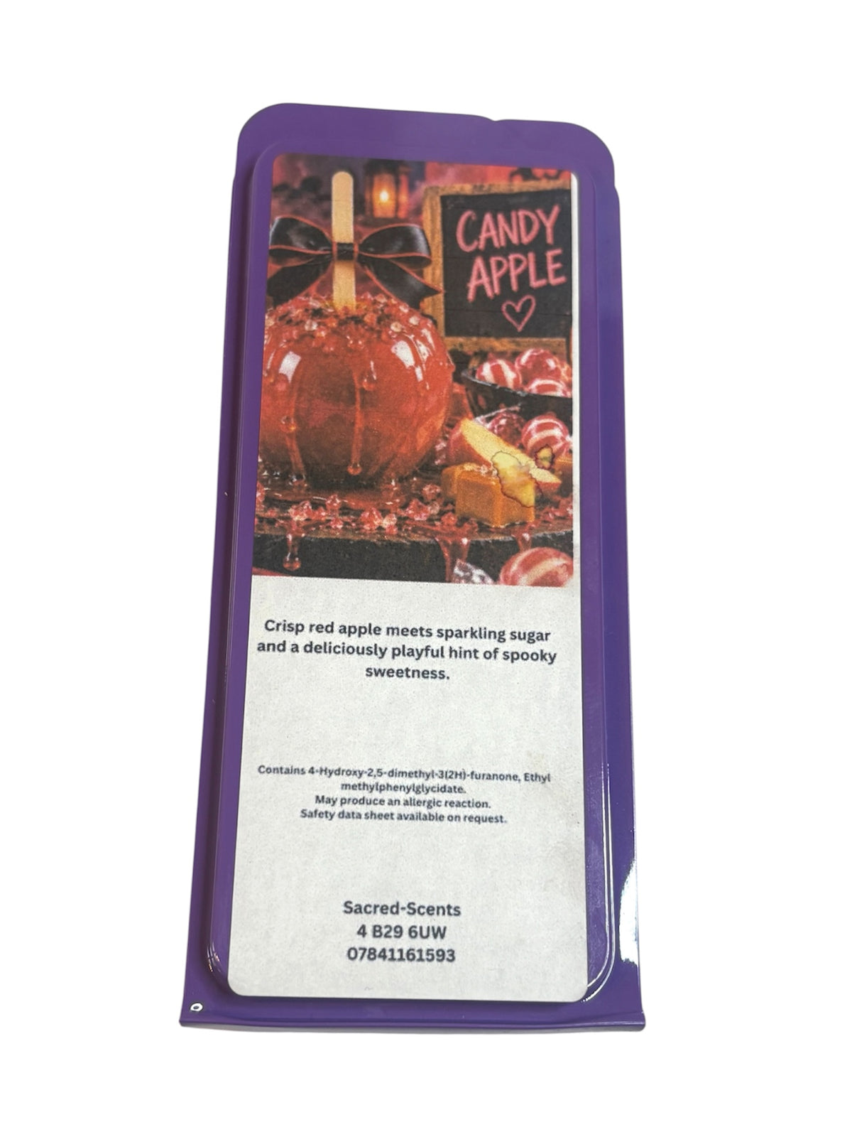 Candy Apple wax melt clamshell