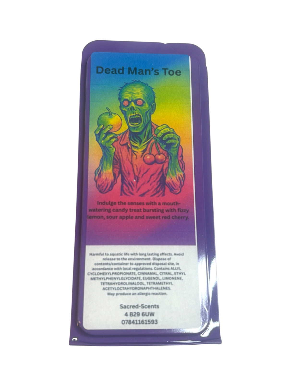 Dead Man’s Toe wax melt clamshell