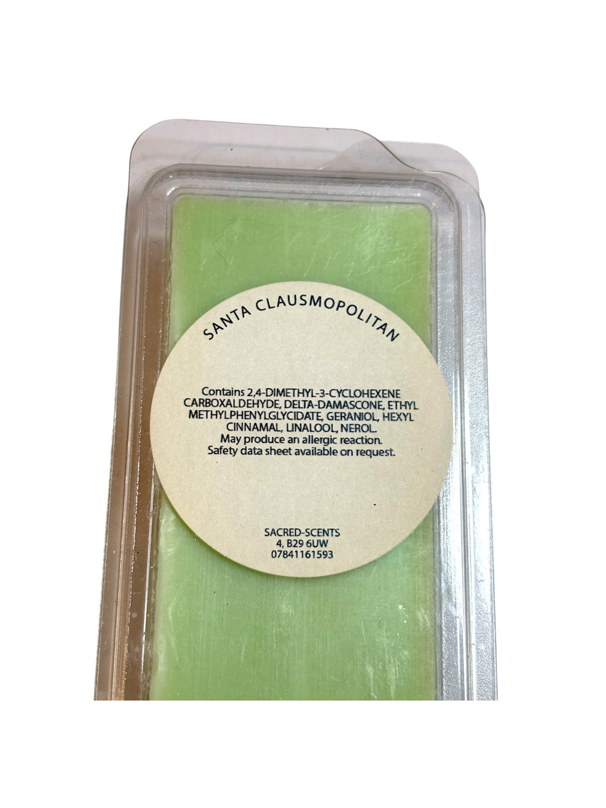 Santa Clausmopolitan Christmas Wax Melt Clamshell