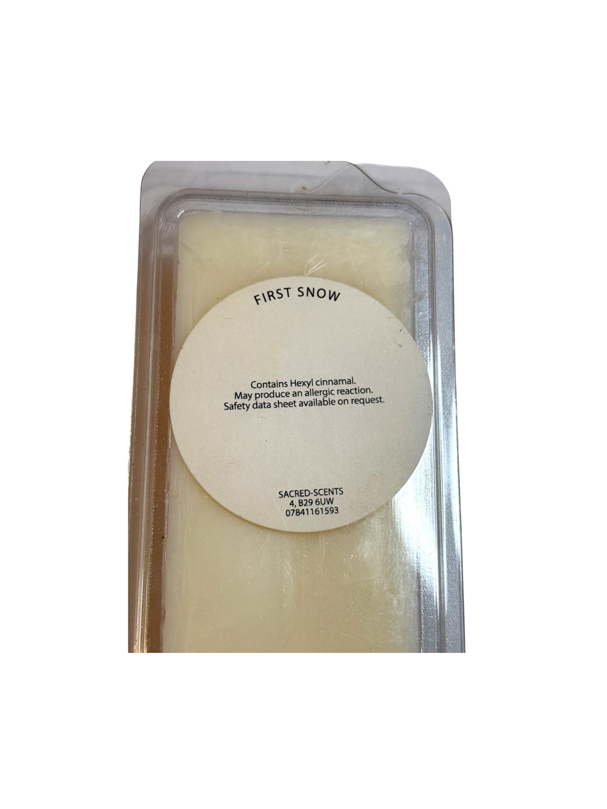 First Snow Christmas Wax Melt Clamshell