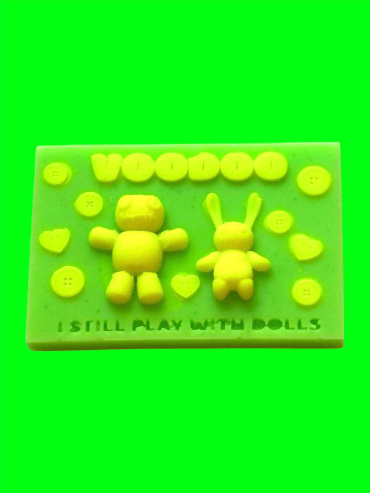 I Still Play With Dolls Voodoo wax melt shape