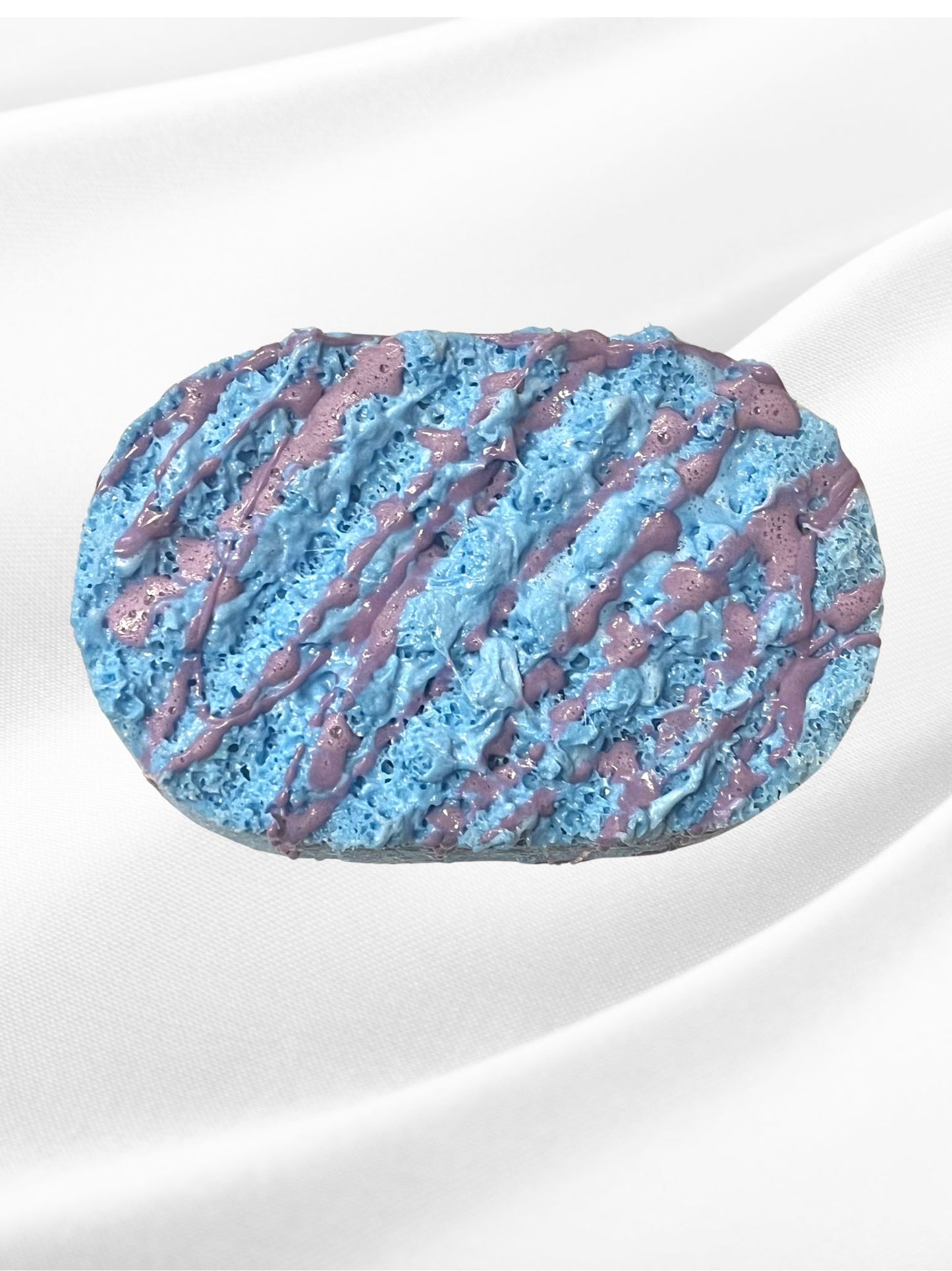 Dark Plum & Sandalwood Scented Exfoliating Soap Sponge