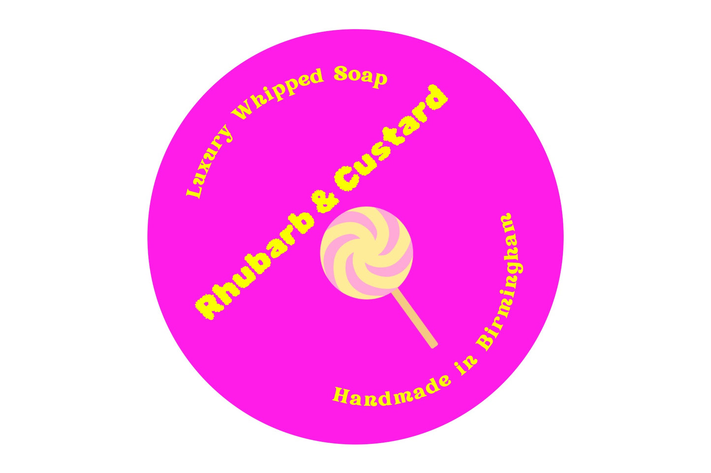 Rhubarb & Custard Whipped Soap