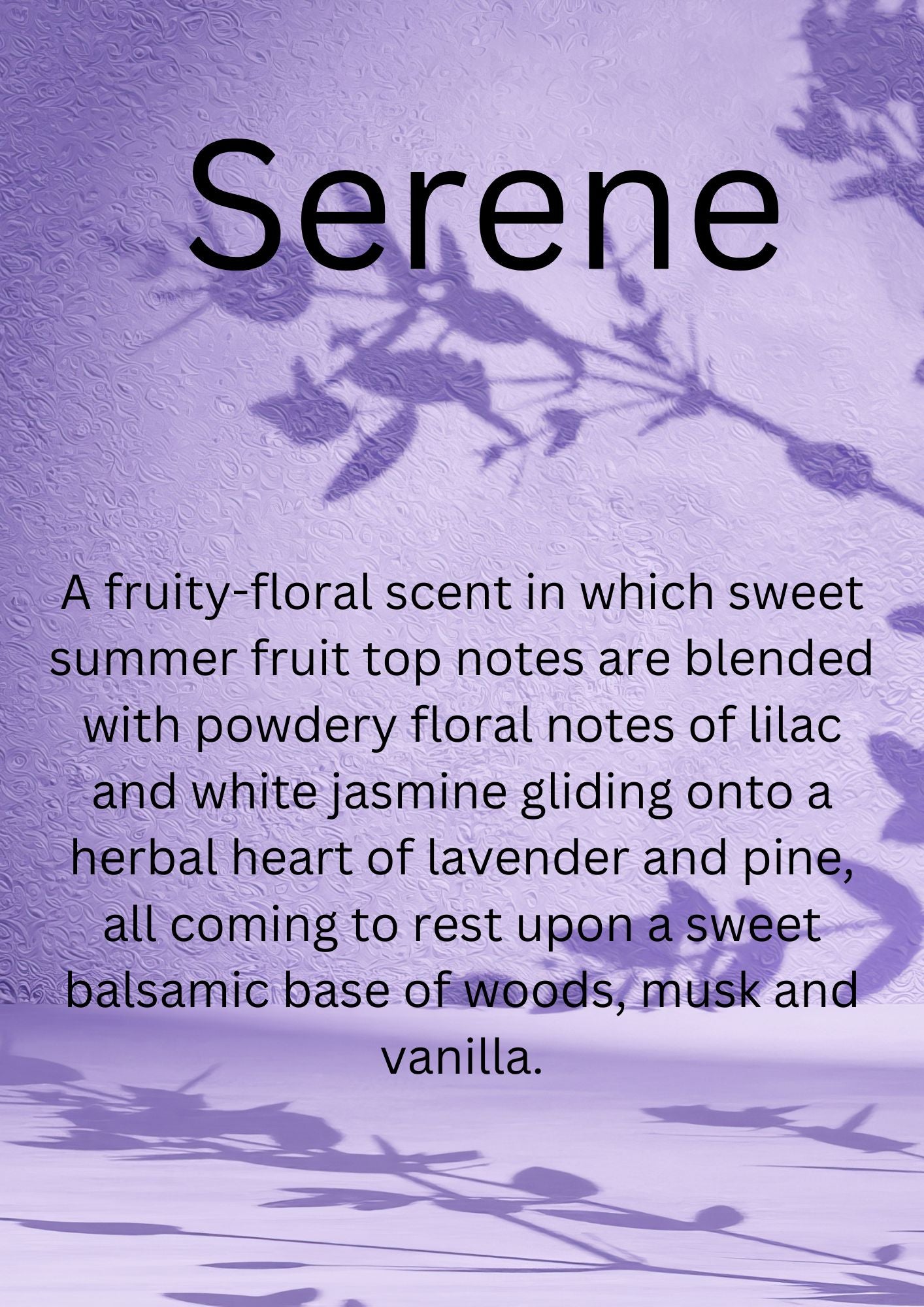 Serene Wax Melt Clamshell