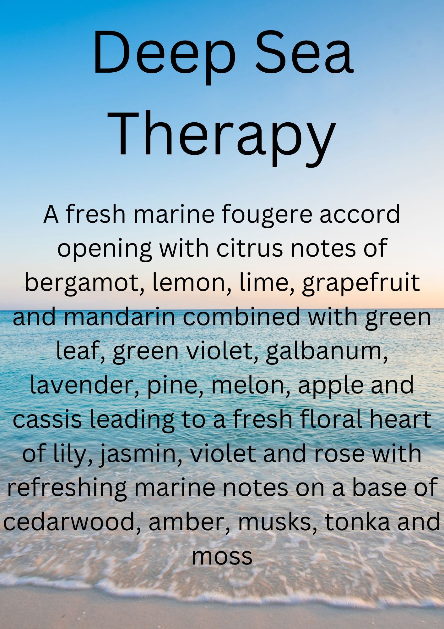 Deep Sea Therapy Wax Melt Clamshell