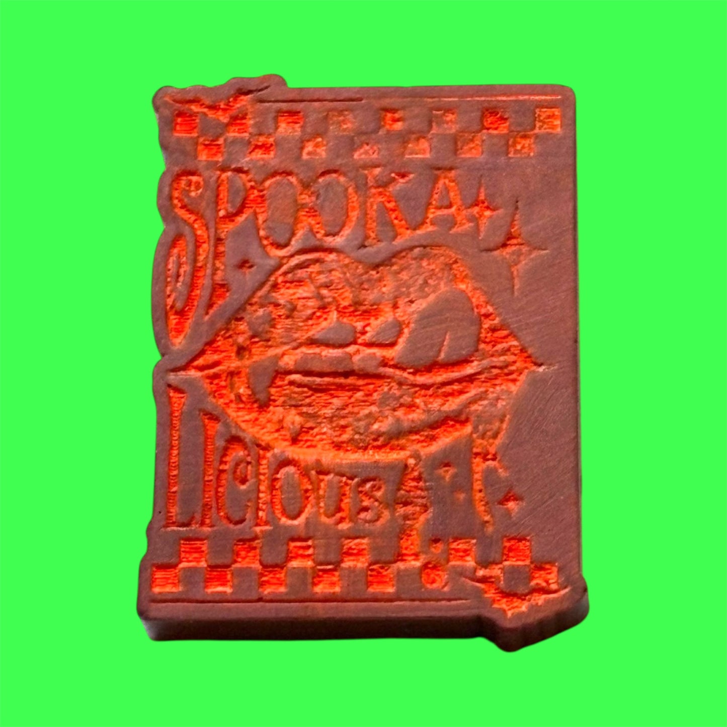Spookalicious wax melt shape