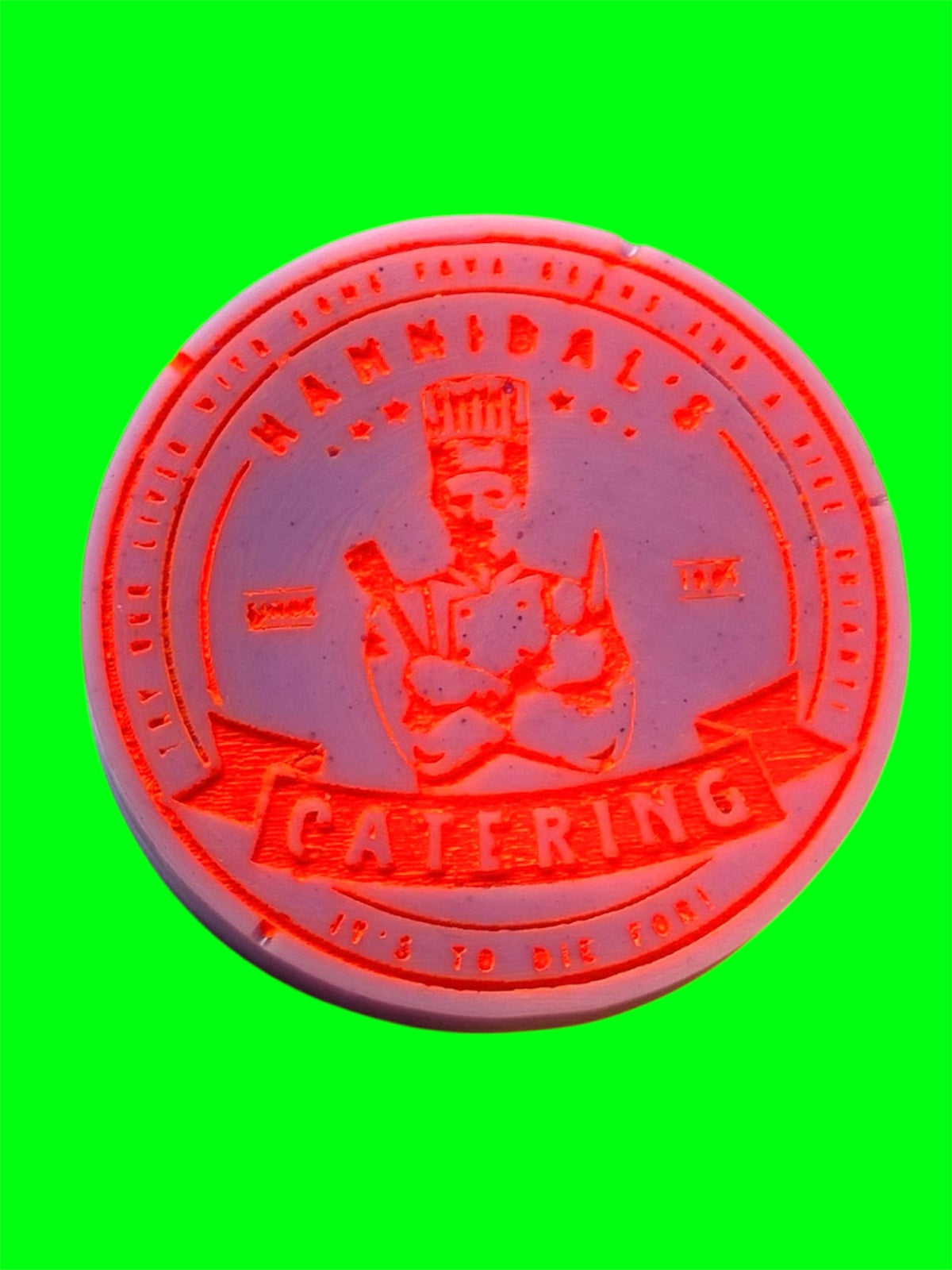 Hannibal’s Catering wax melt shape