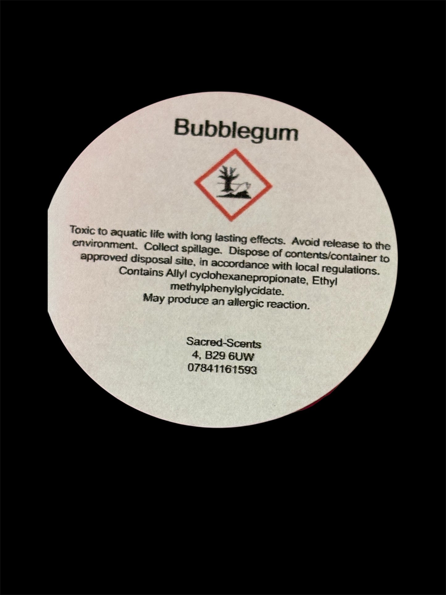 Bubblegum wax melt clamshell