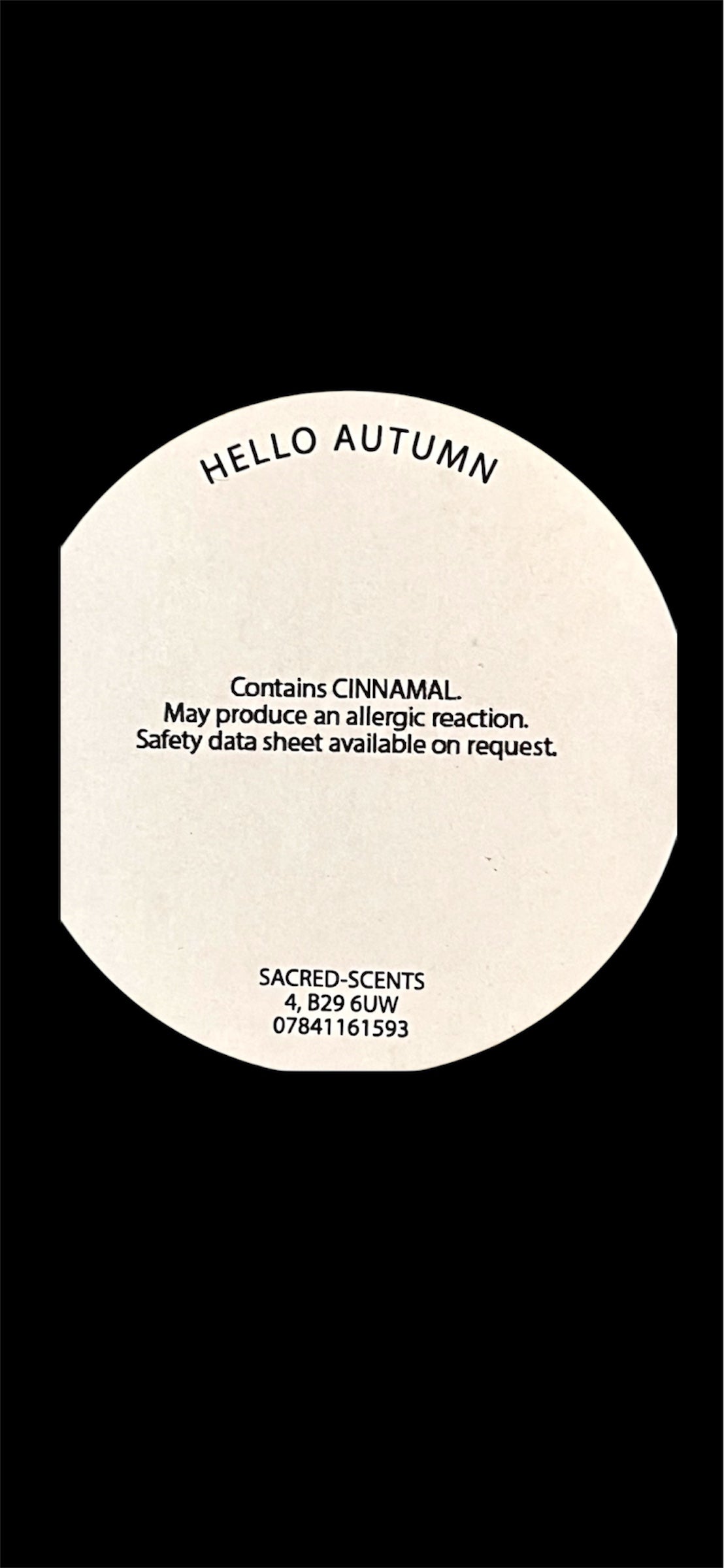 Hello Autumn clamshell