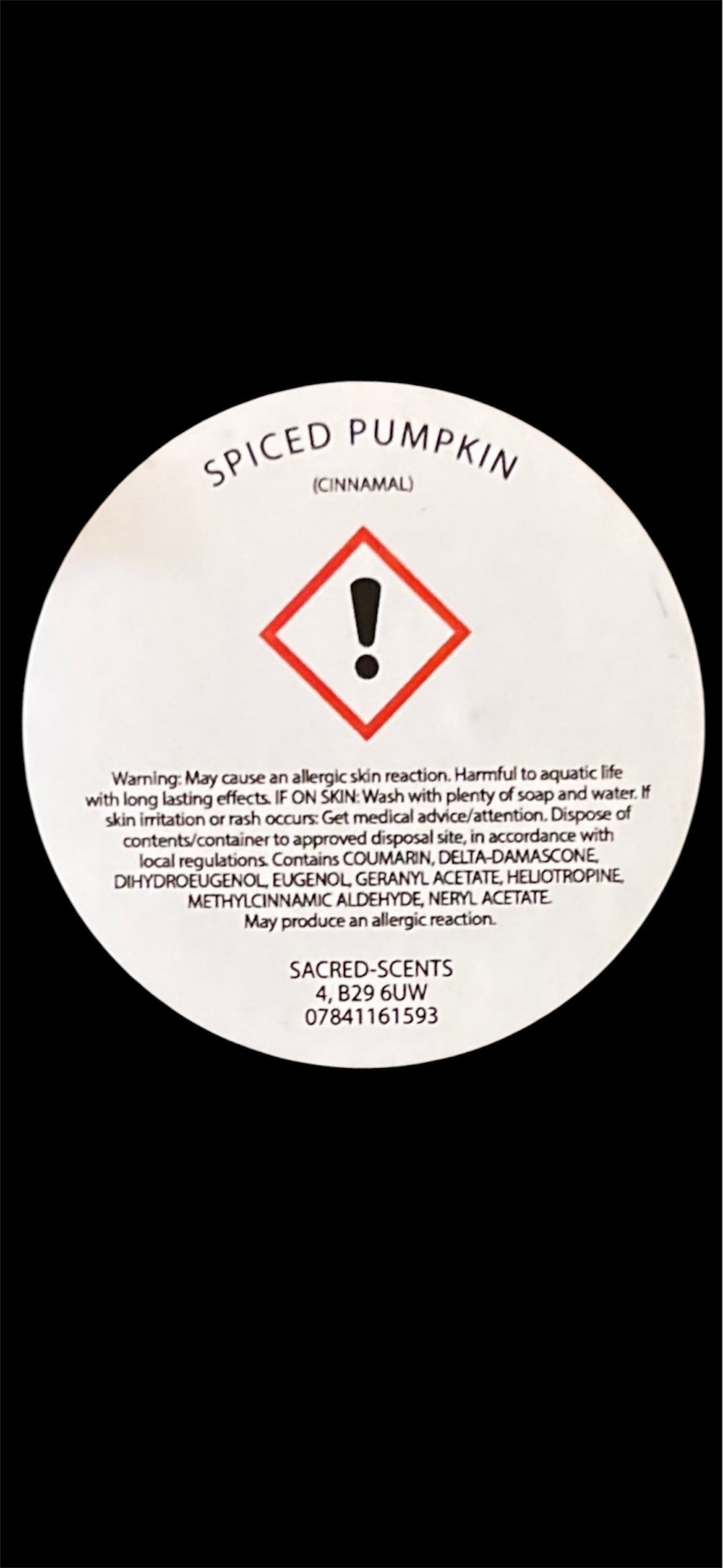 Spiced Pumpkin clamshell