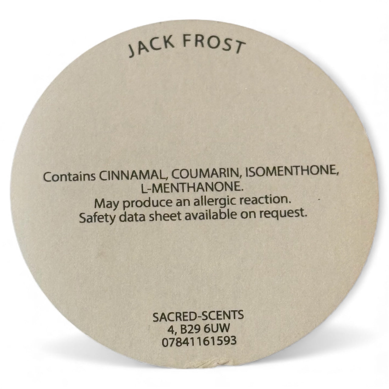 Jack Frost Christmas Wax Melt Clamshell