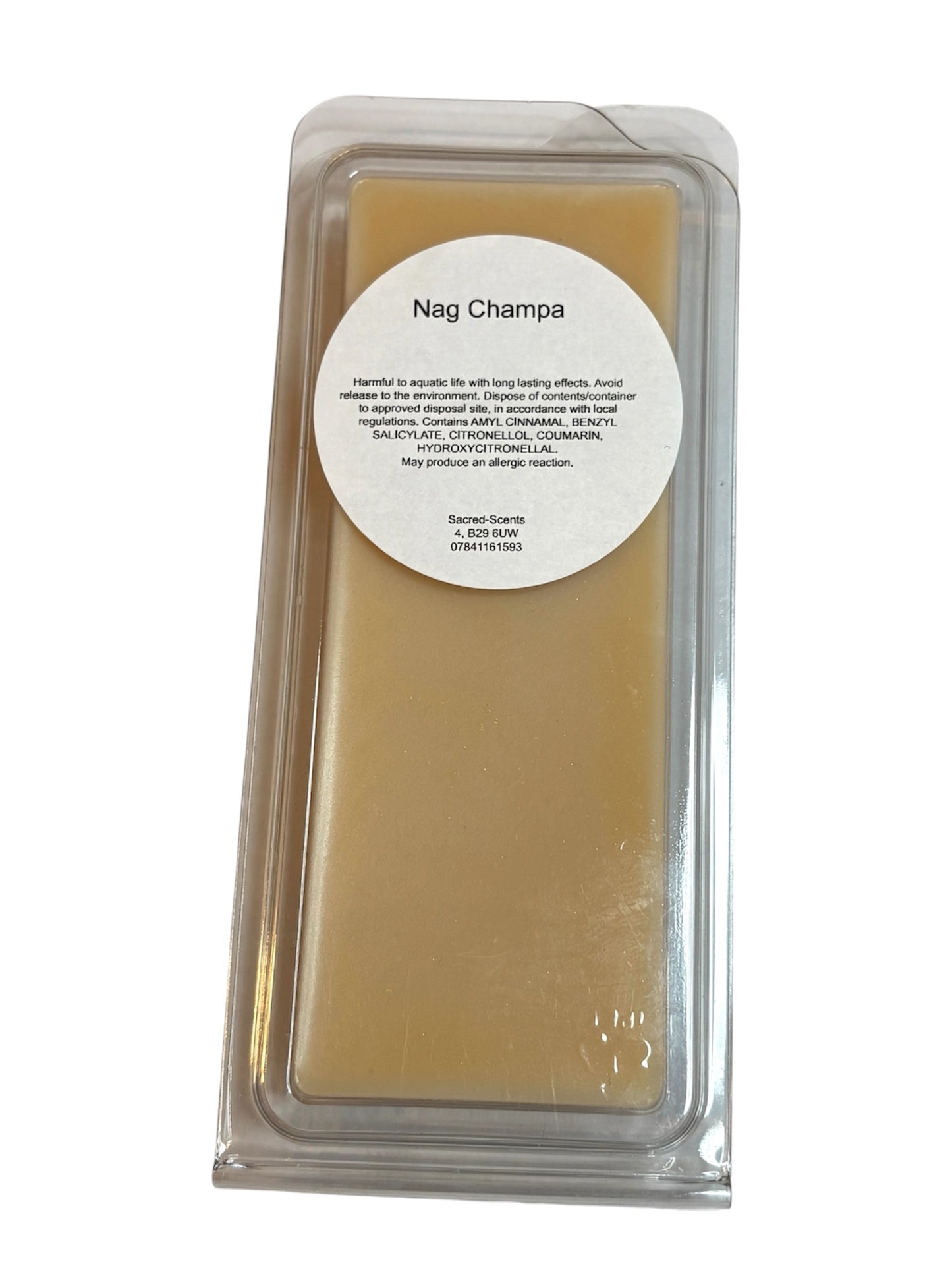 Nag Champa wax melt clamshell