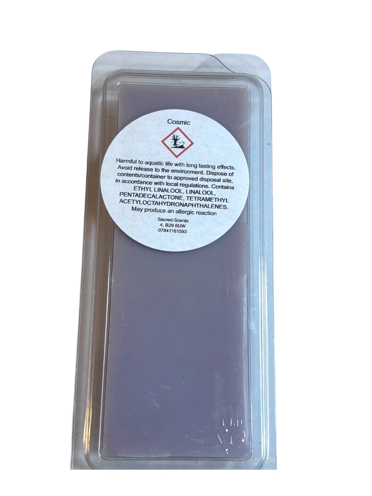 Cosmic wax melt clamshell