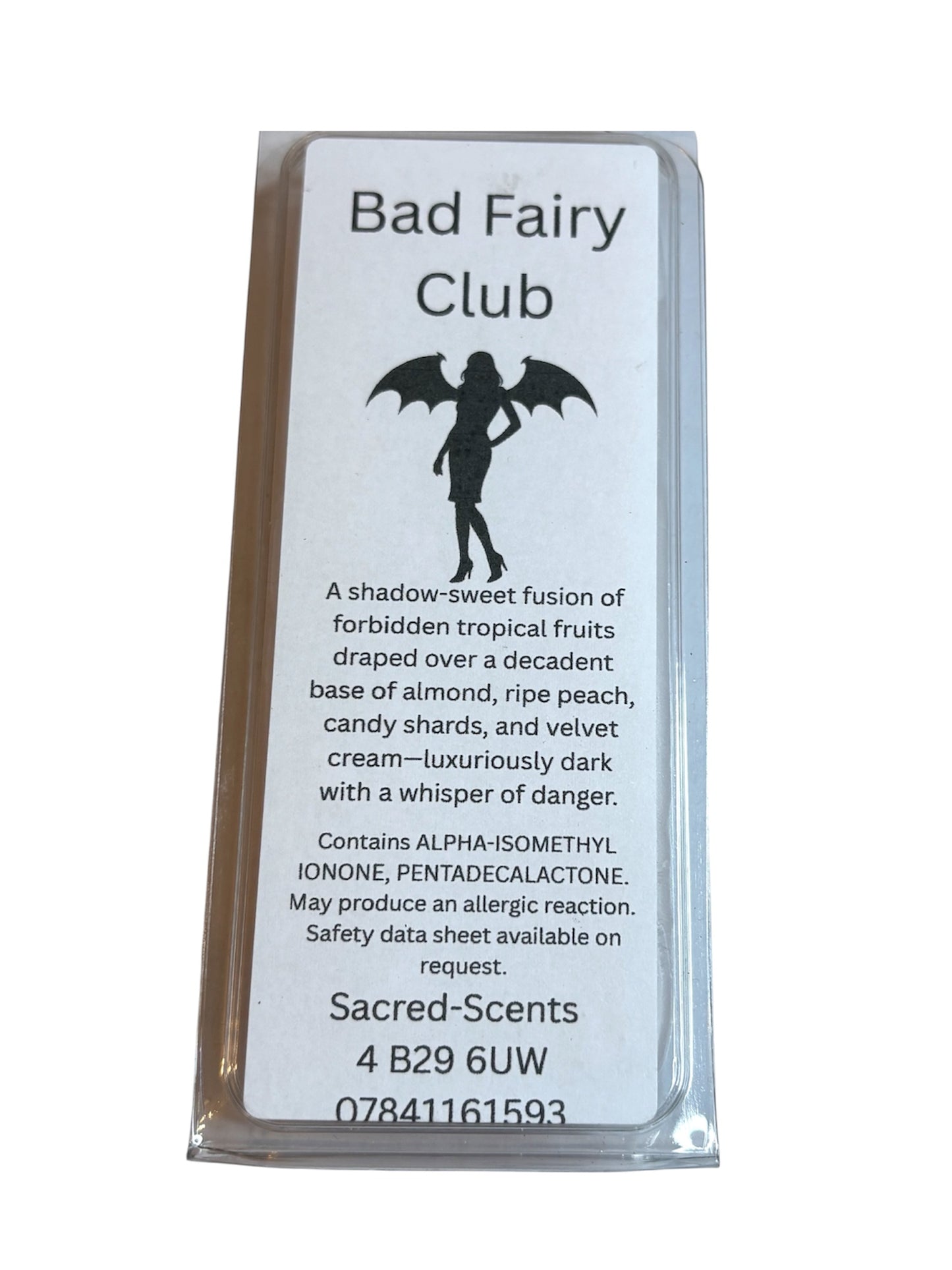 Bad Fairy Club wax melt clamshell