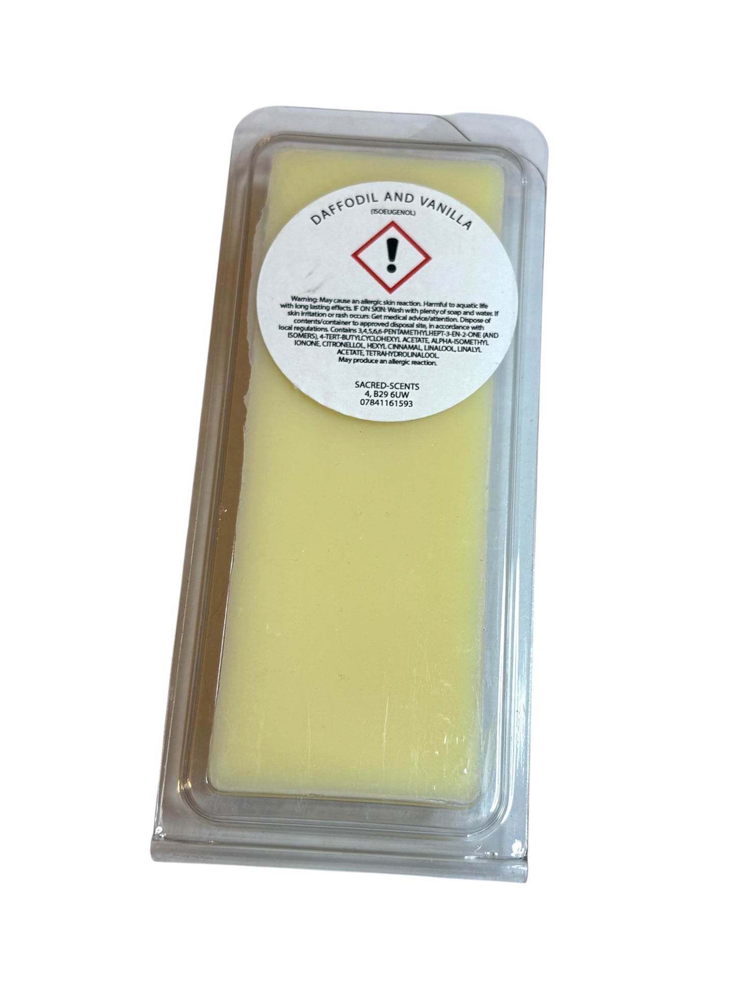 Daffodil & Vanilla Wax Melt Clamshell