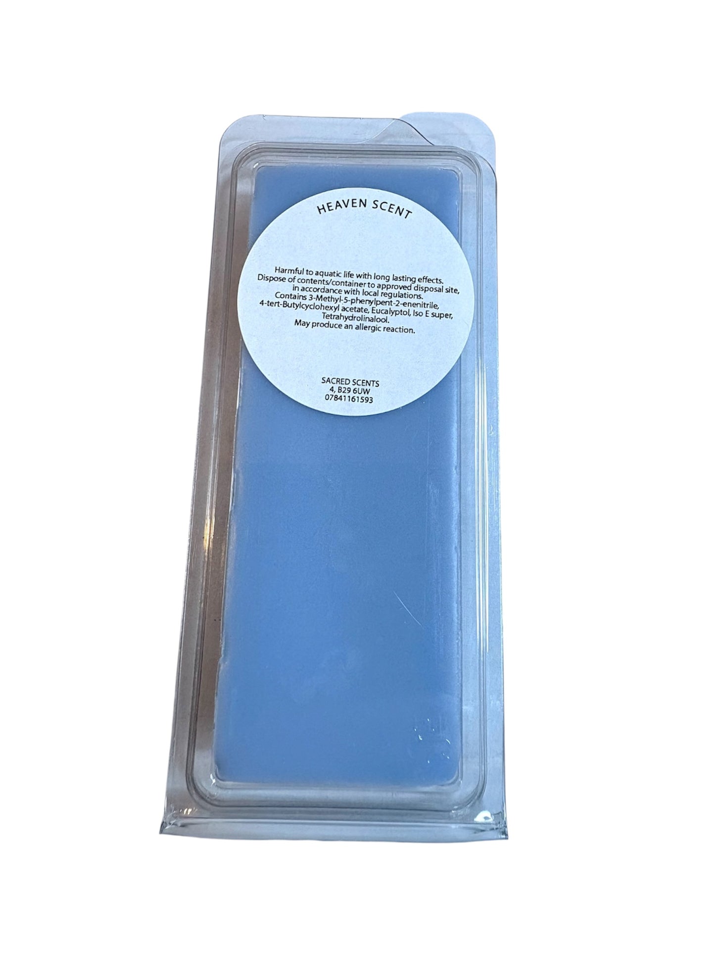 Heaven Scent wax melt clamshell