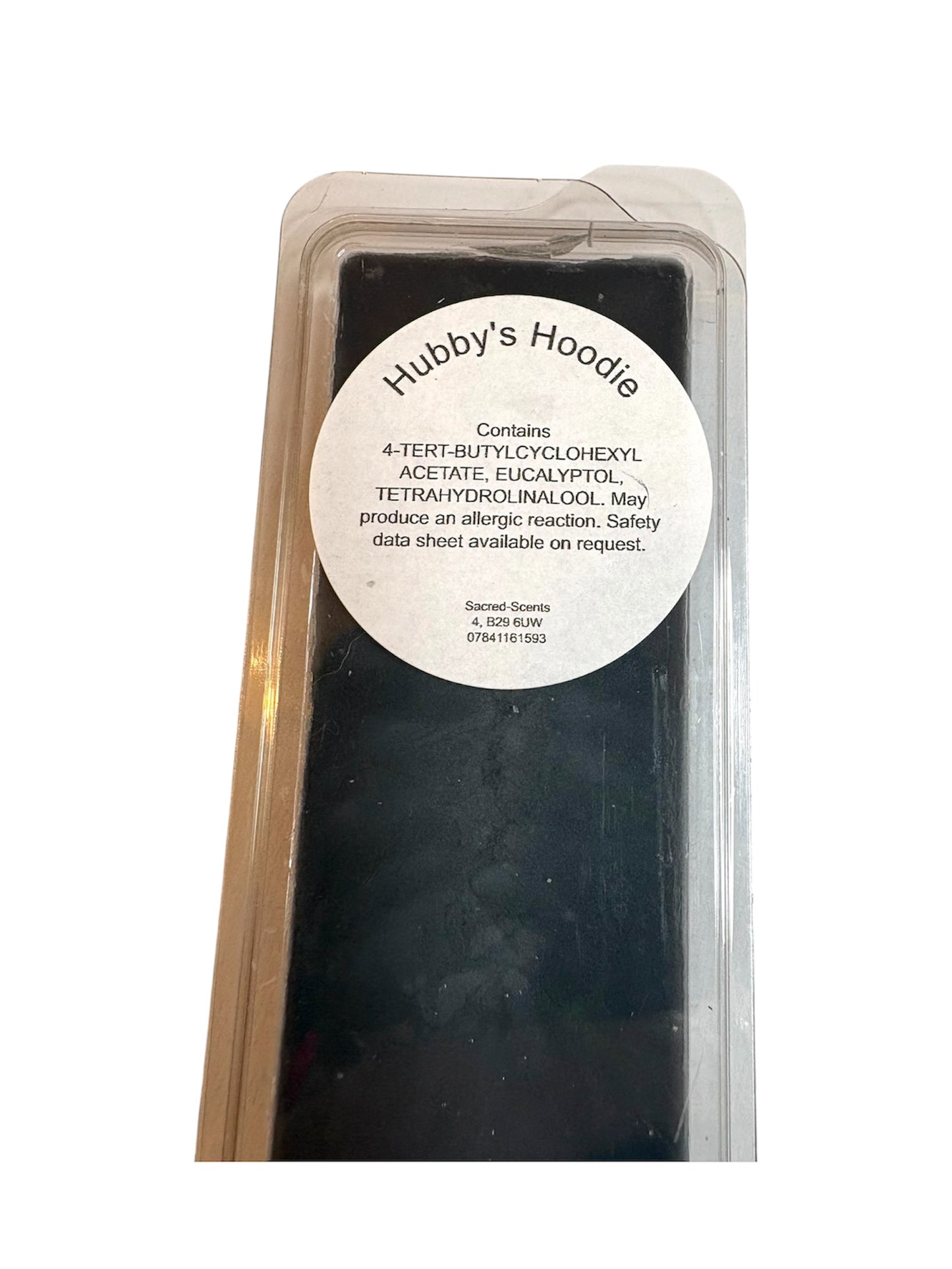 Hubby's Hoodie Wax Melt Clamshell