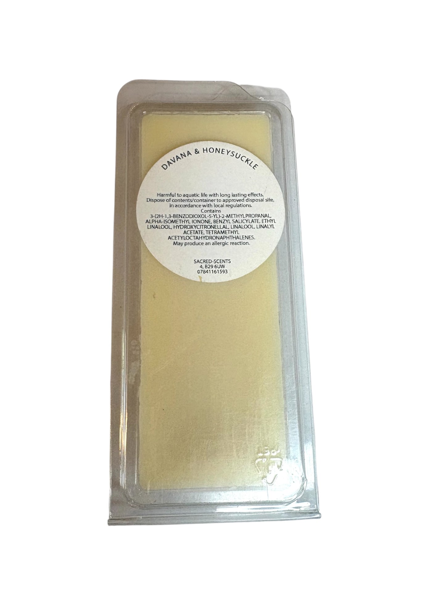 Davana & Honeysuckle Wax Melt Clamshell