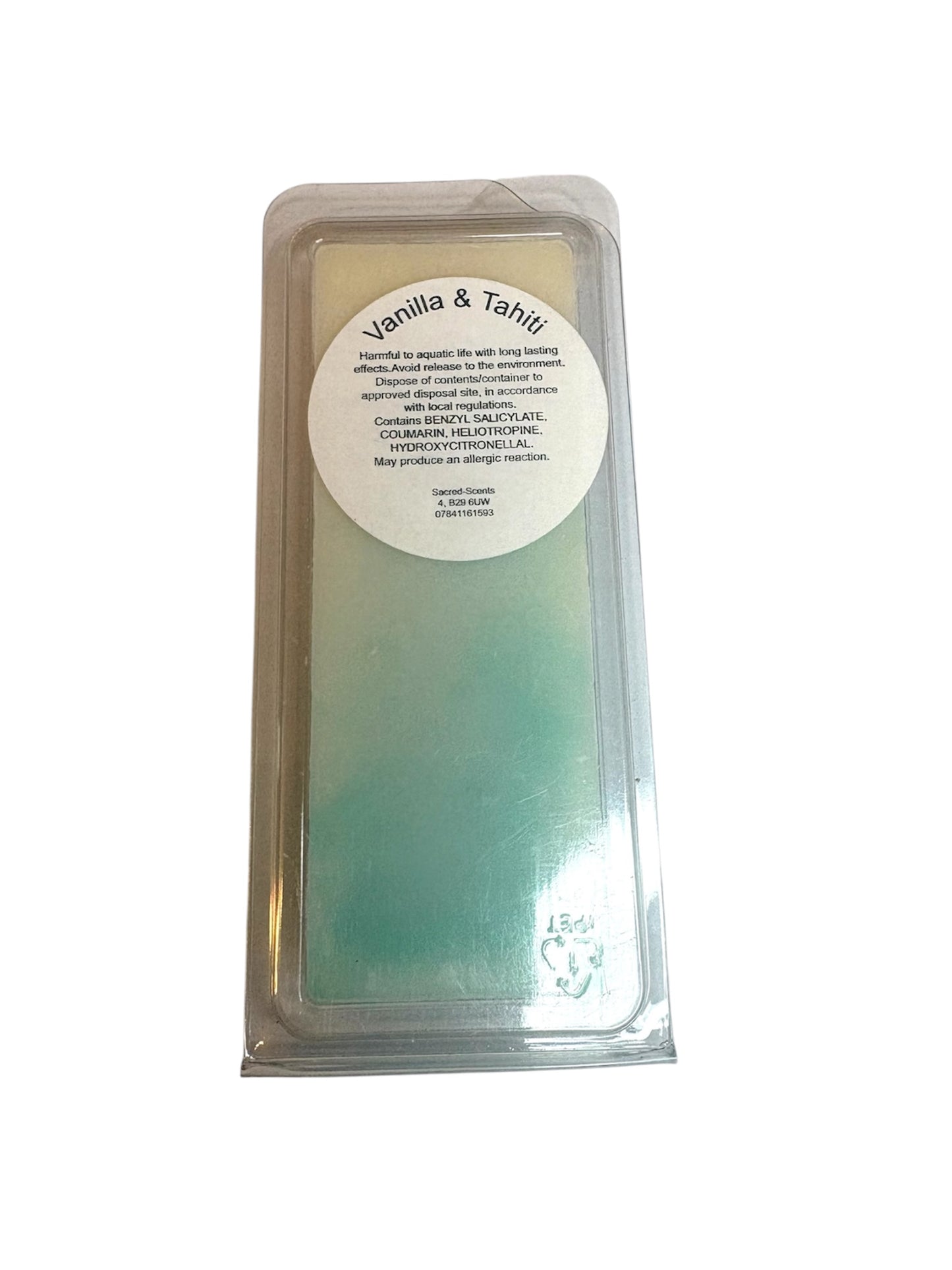 Vanilla & Tahiti Wax Melt Clamshell
