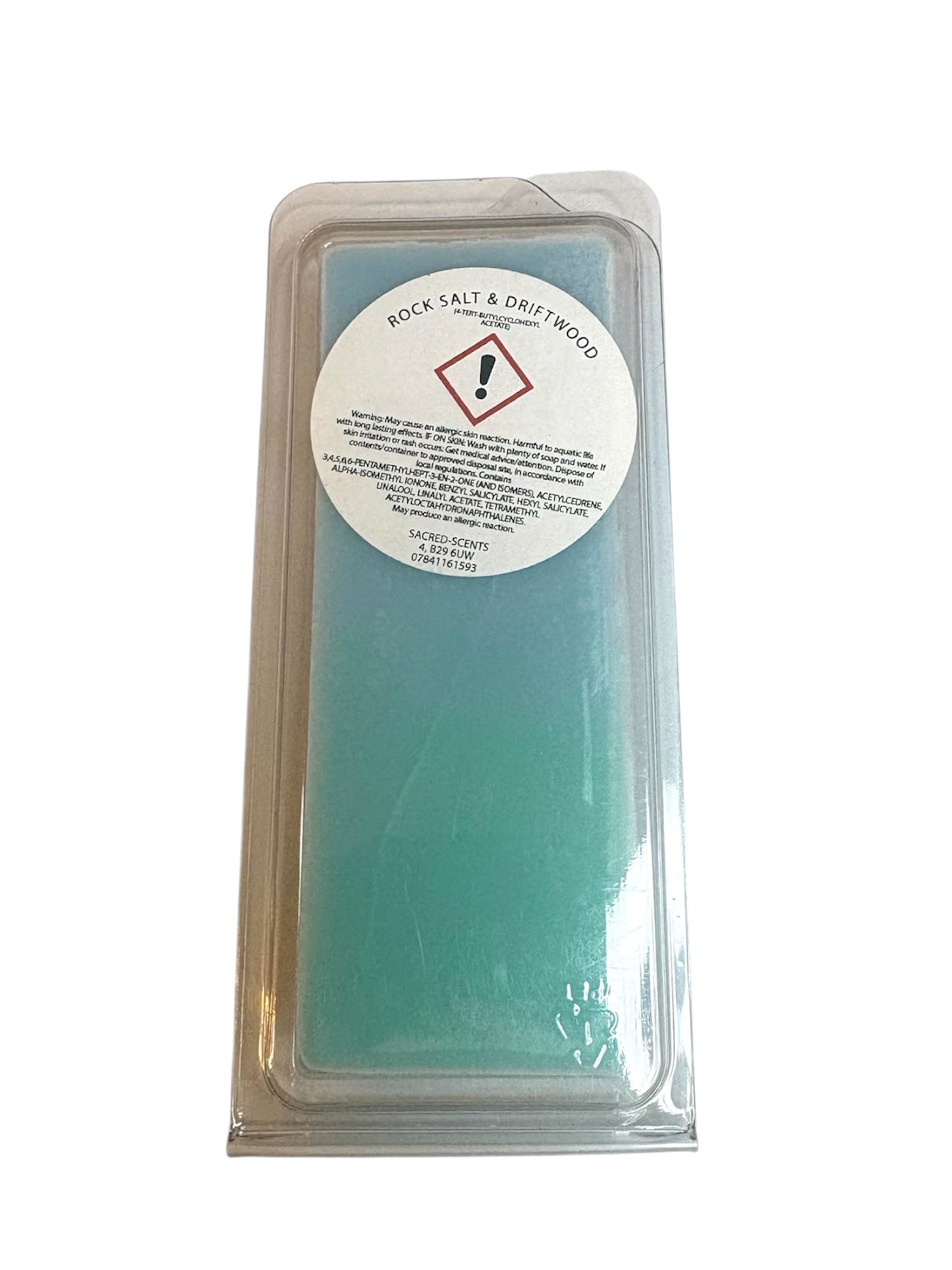 Rock Salt & Driftwood Wax Melt Clamshell