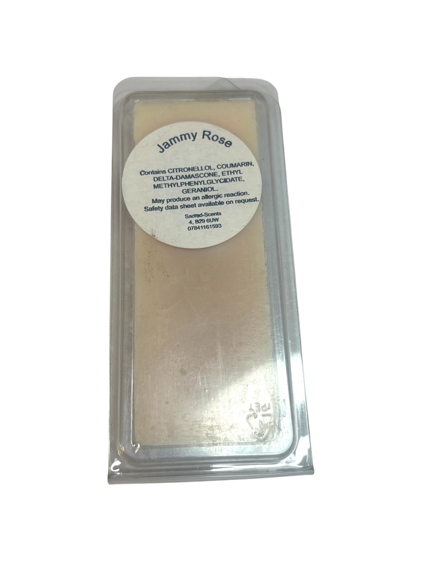 Jammy Rose Wax Melt Clamshell