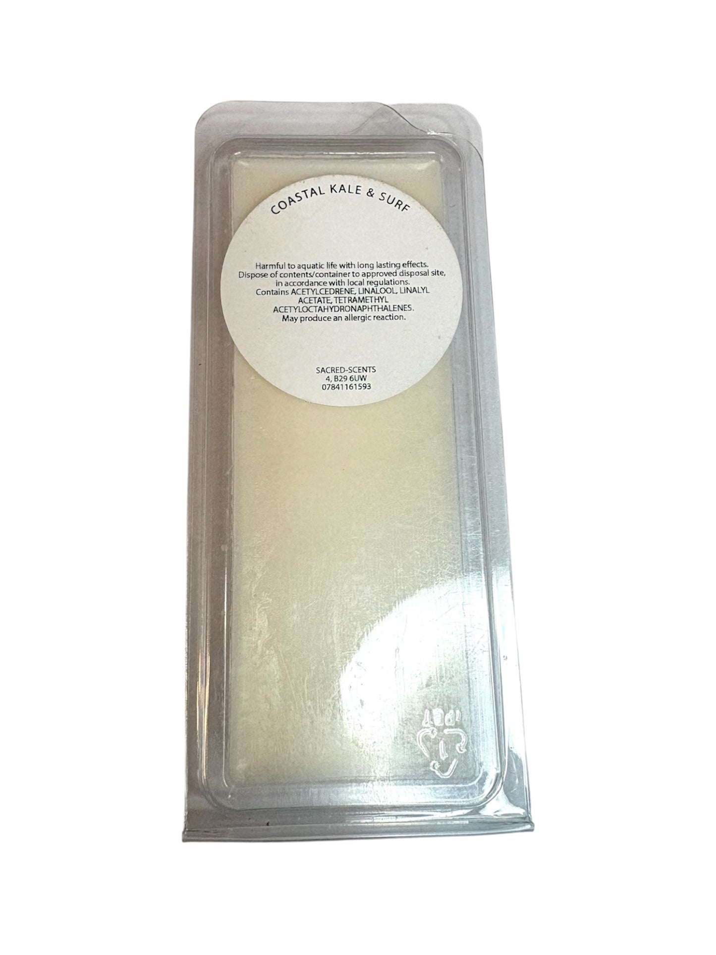 Coastal Kale & Surf Wax Melt Clamshell