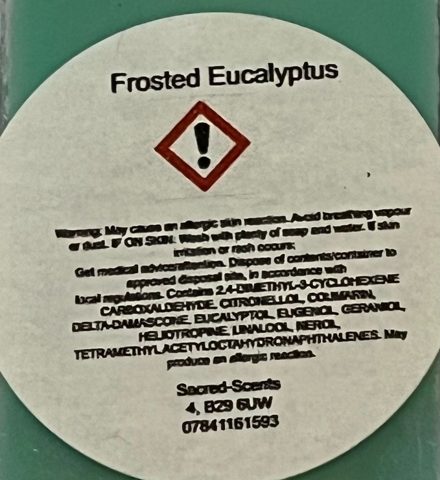 Frosted Eucalyptus Wax Melt Clamshell