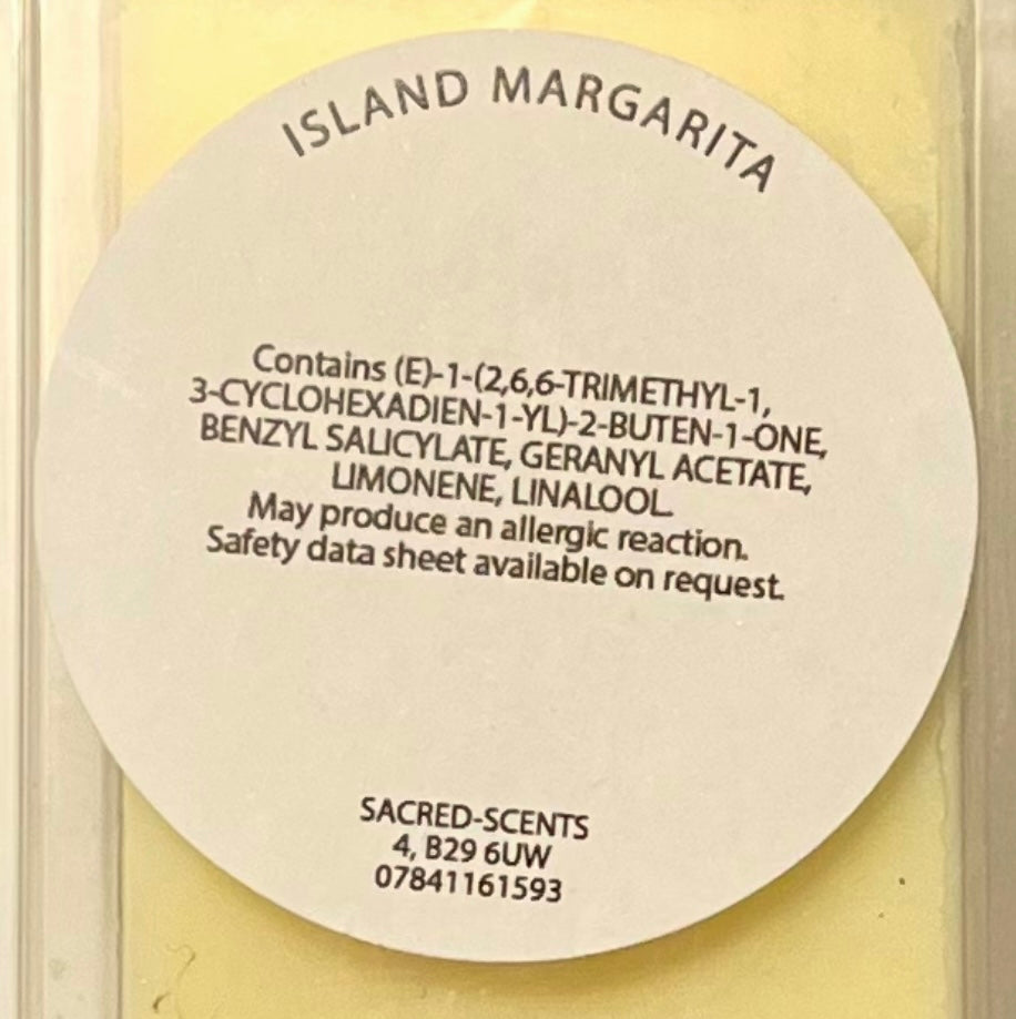 Island Margarita Wax Melt Clamshell
