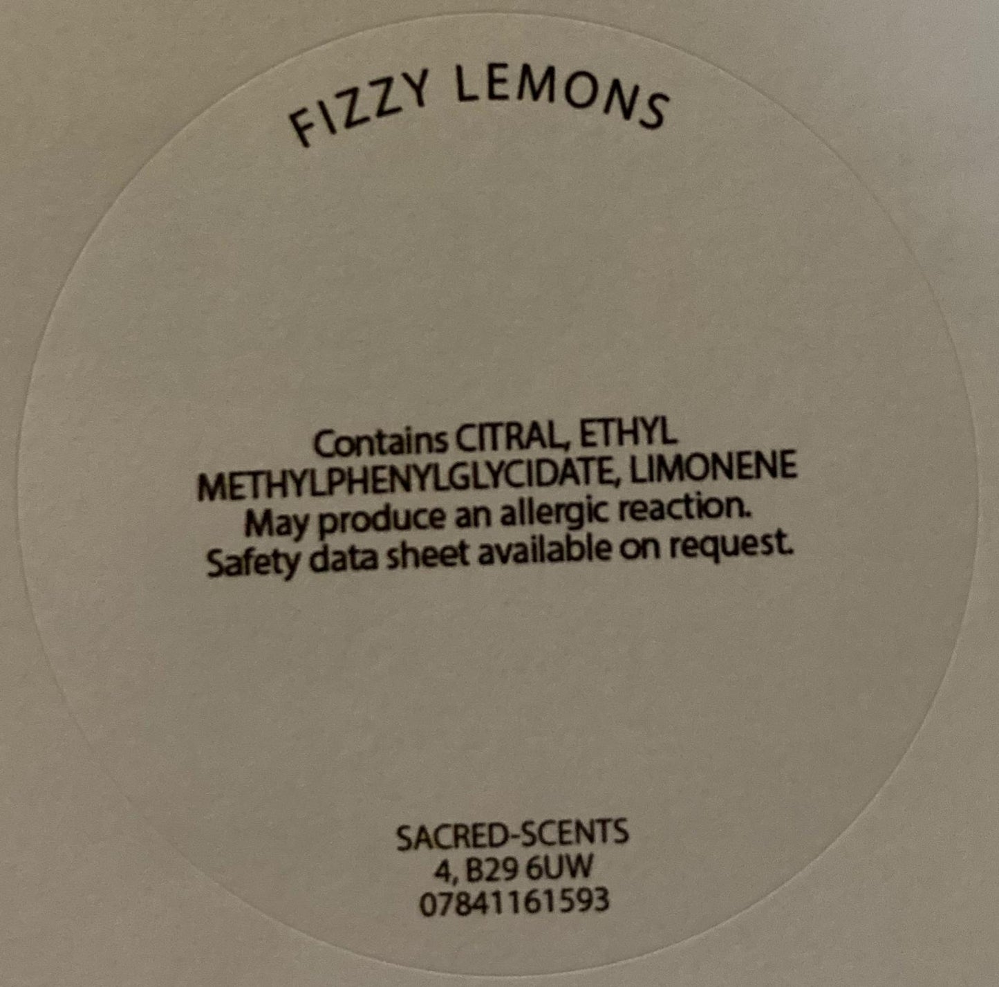 Fizzy Lemons Wax Melt Clamshell