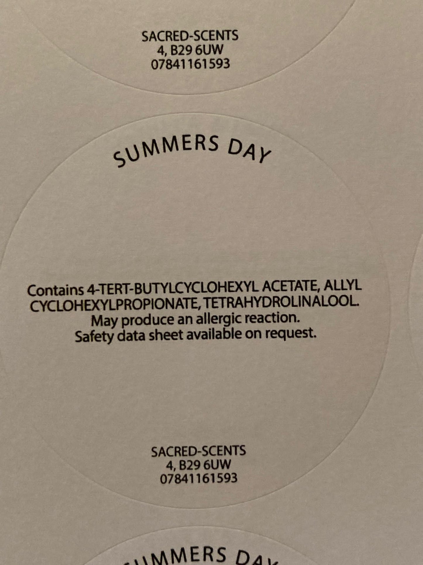 Summer's Day Wax Melt Clamshell