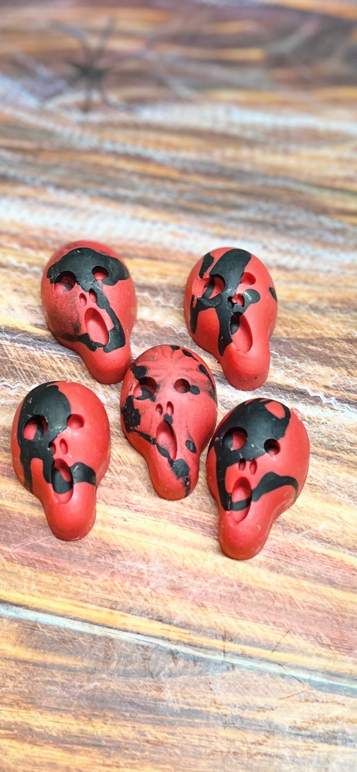 Halloween Scream Face wax melt shapes