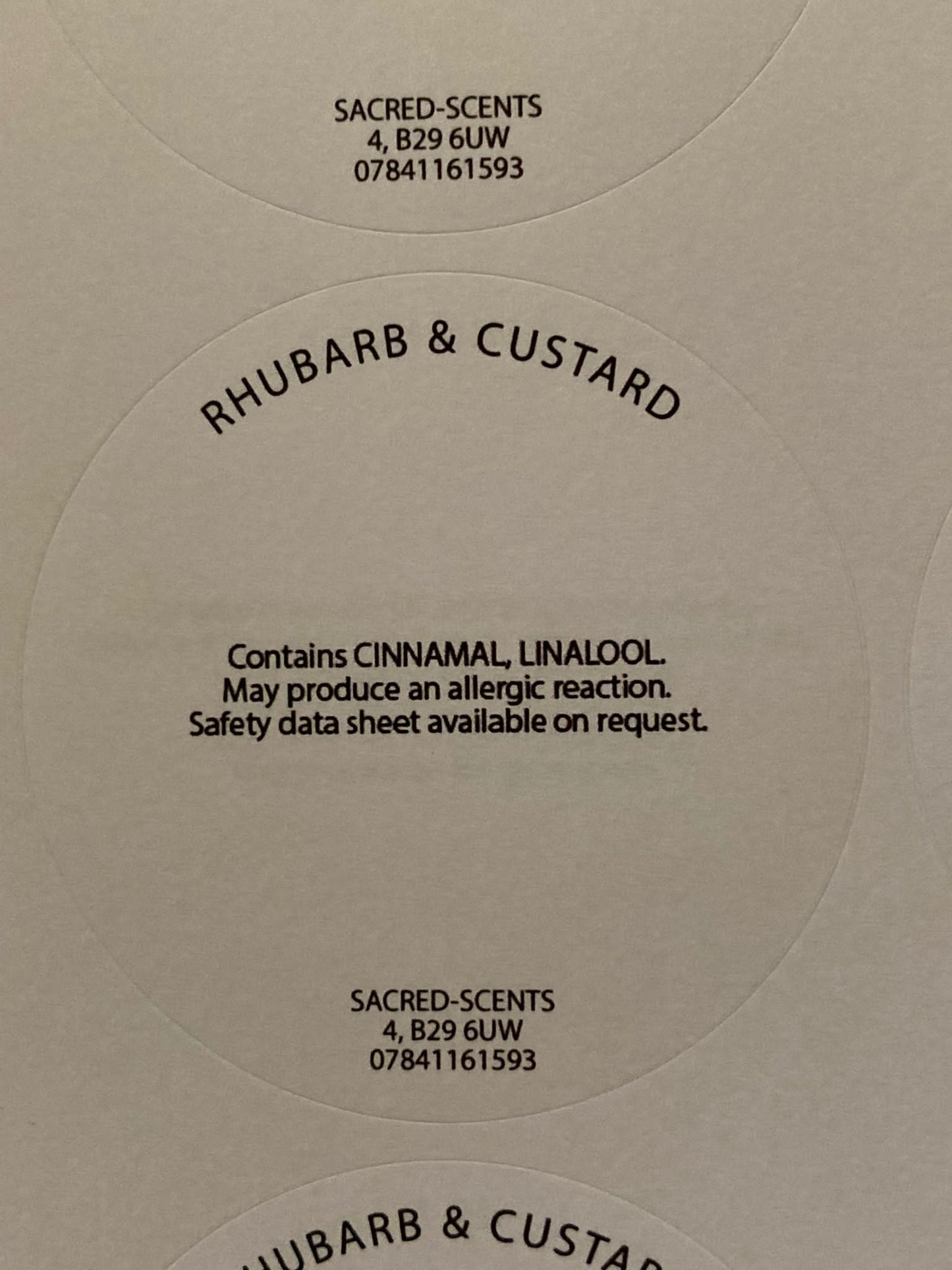 Rhubarb & Custard Wax Melt Clamshell