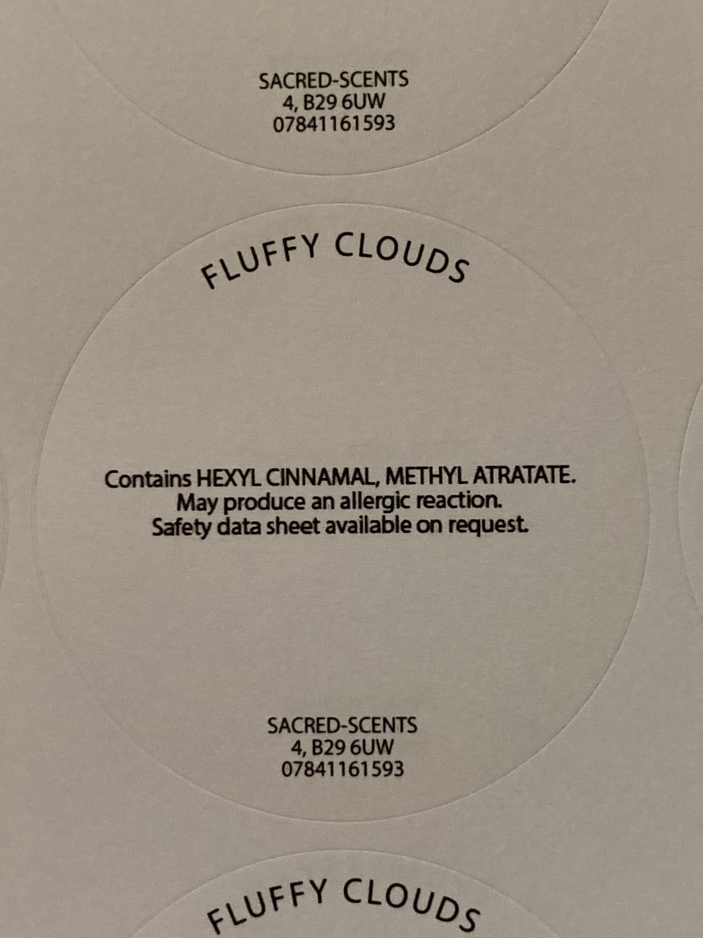Fluffy Clouds Wax Melt Clamshell