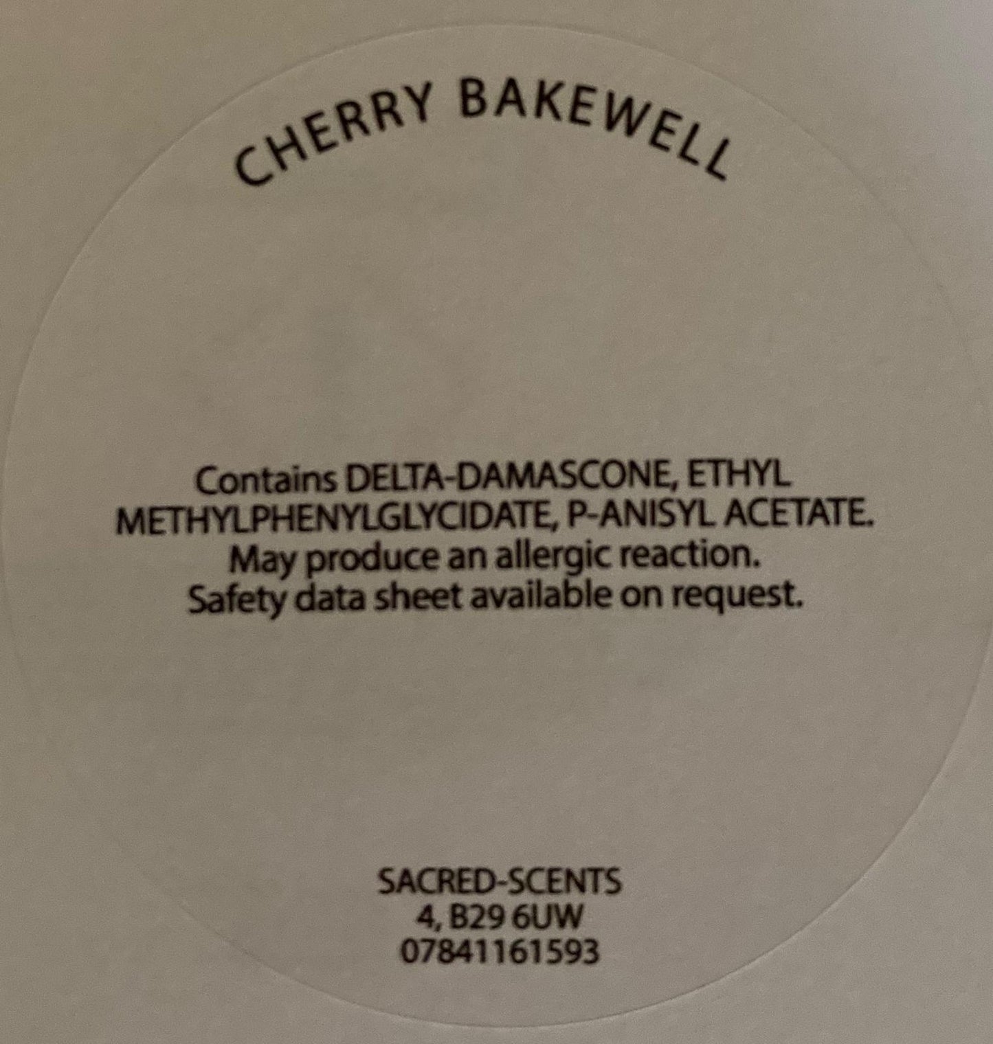 Cherry Bakewell Wax Melt Clamshell