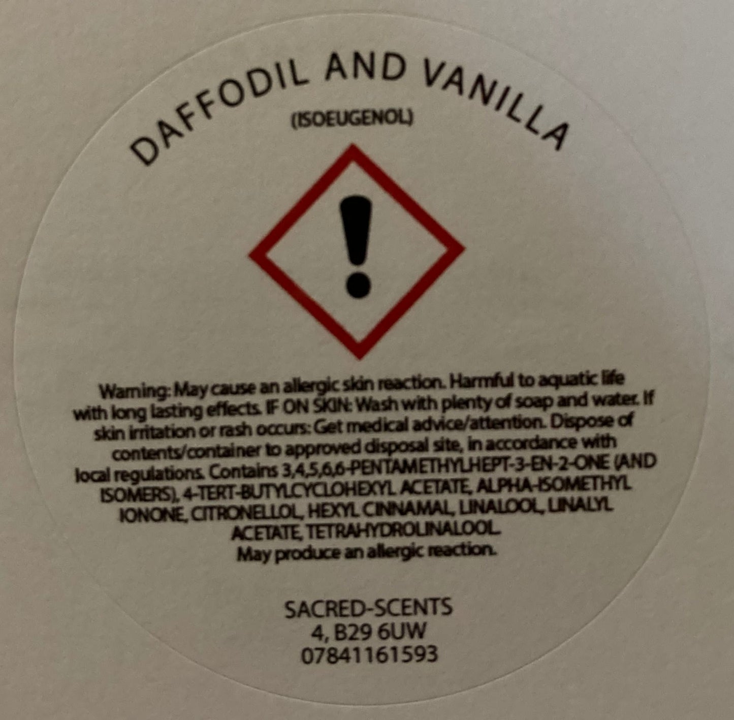 Daffodil & Vanilla Wax Melt Clamshell