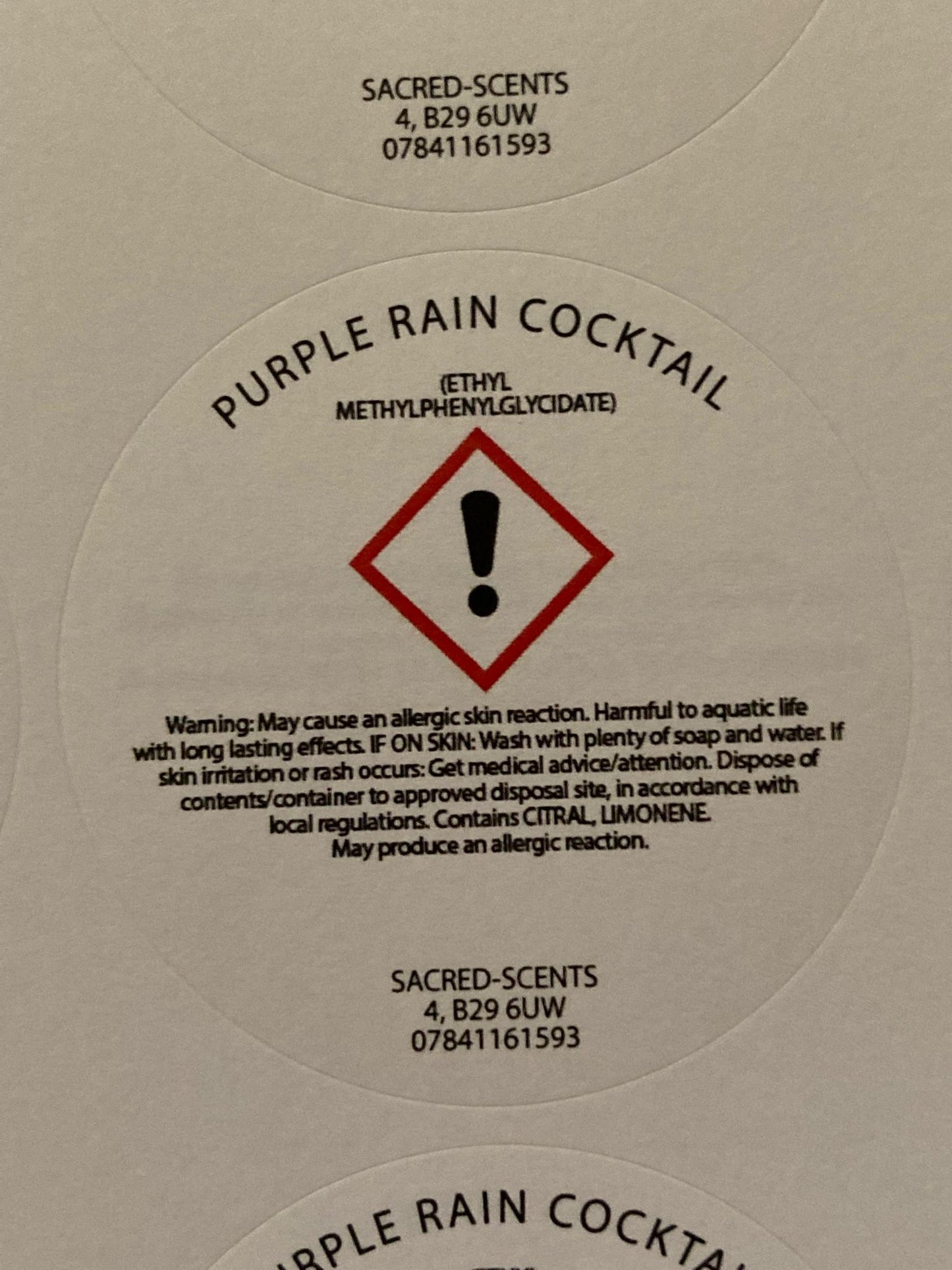 Purple Rain Cocktail Wax Melt Clamshell