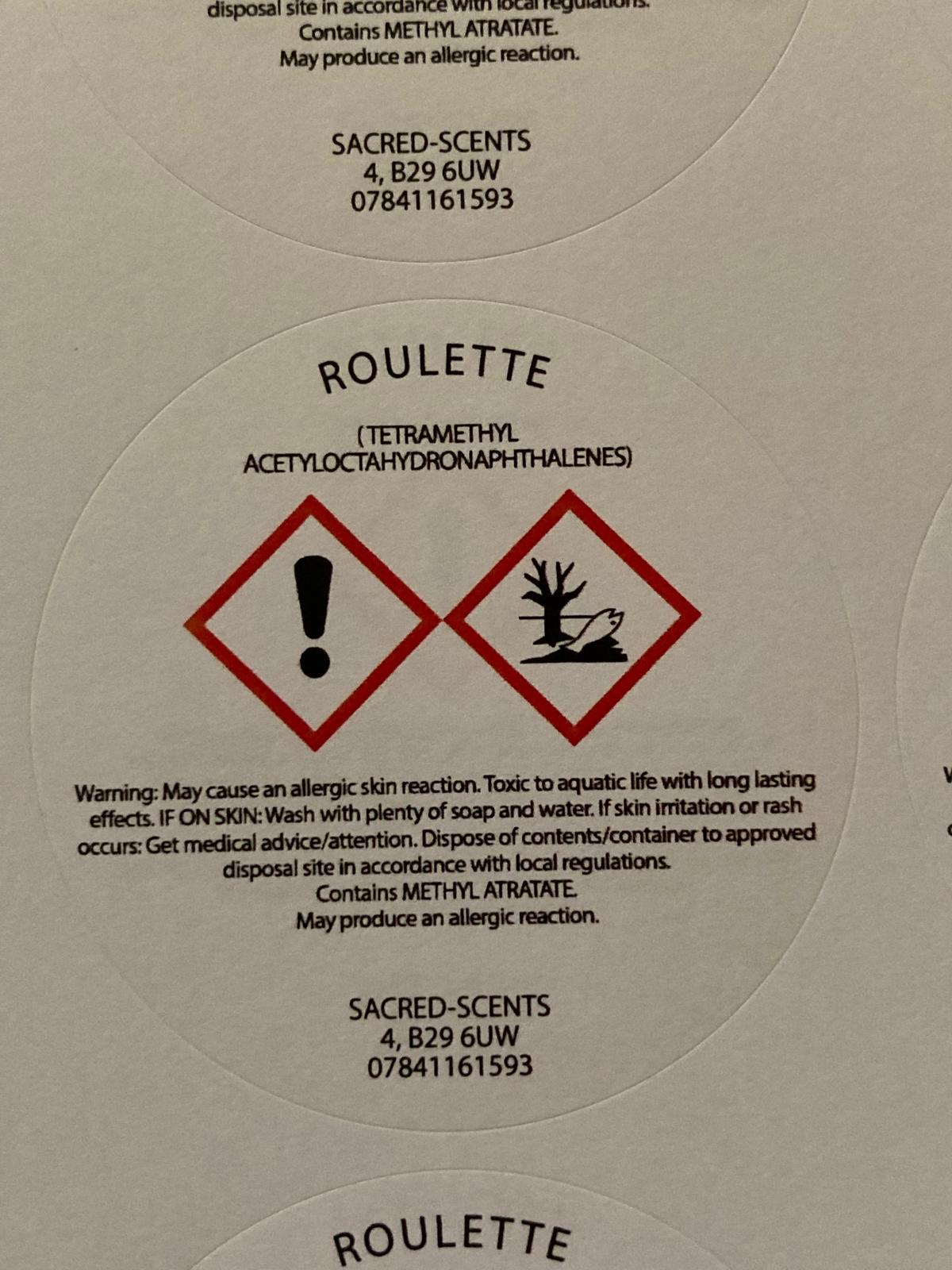 Roulette Wax Melt Clamshell