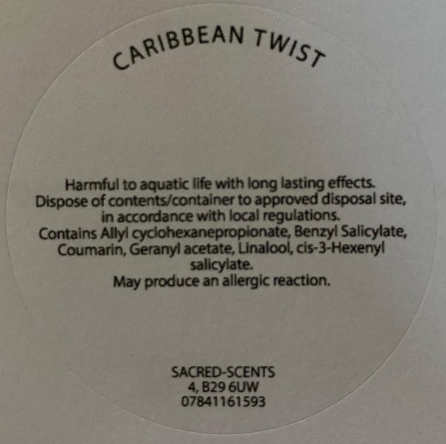 Caribbean Twist Wax Melt Clamshell