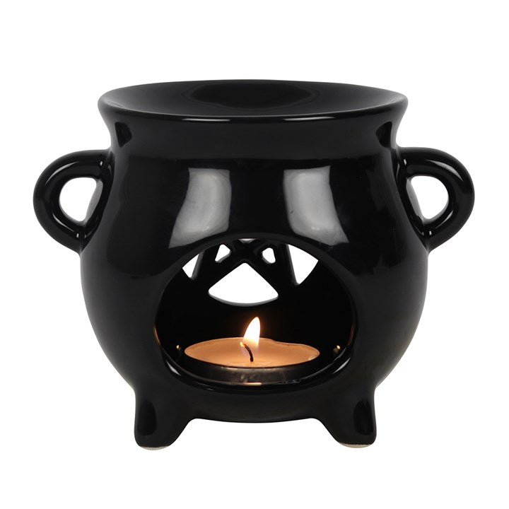 Black Pentagram Cauldron burner