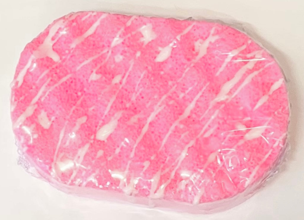 Strawberry & Vanilla Scented Exfoliating Soap Sponge