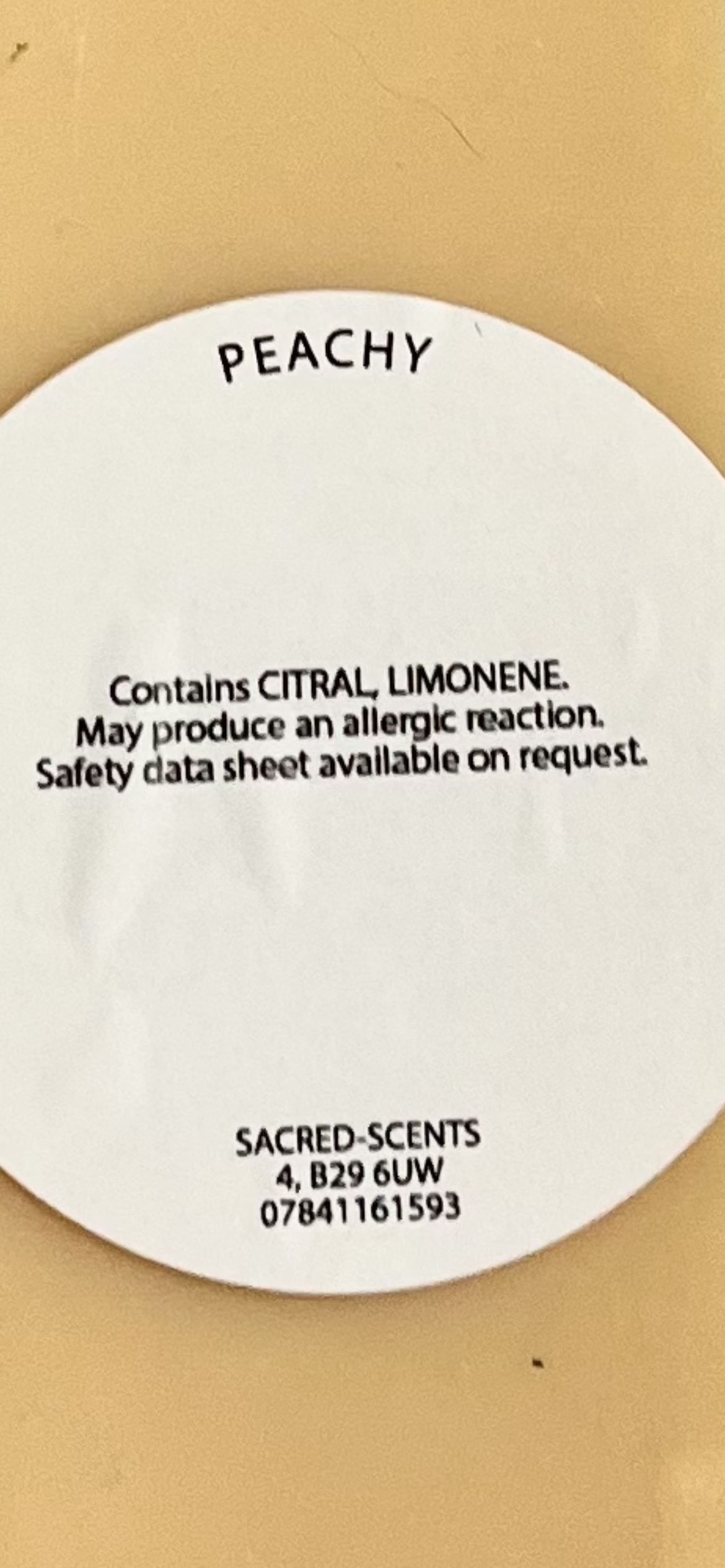 Peachy Wax Melt Clamshell