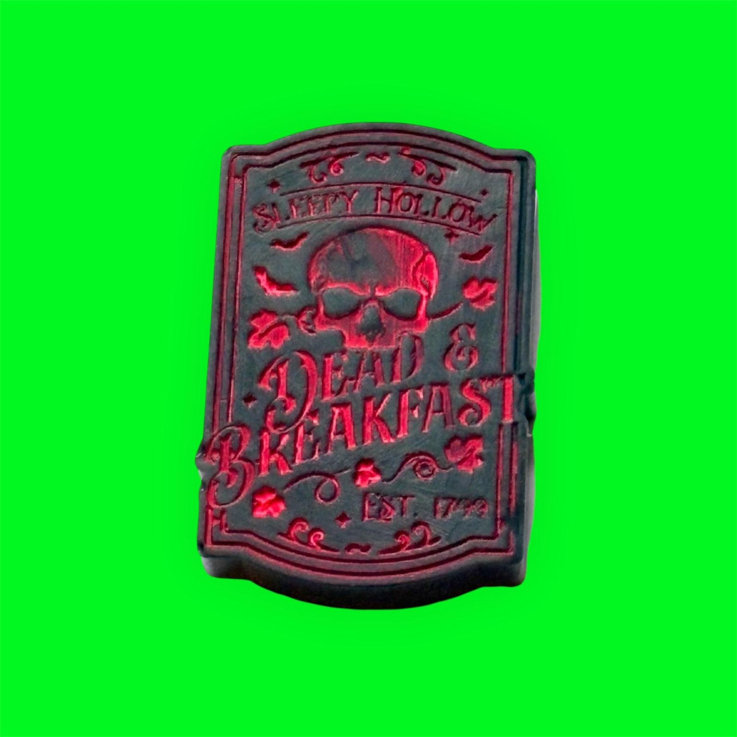Dead & Breakfast wax melt shape